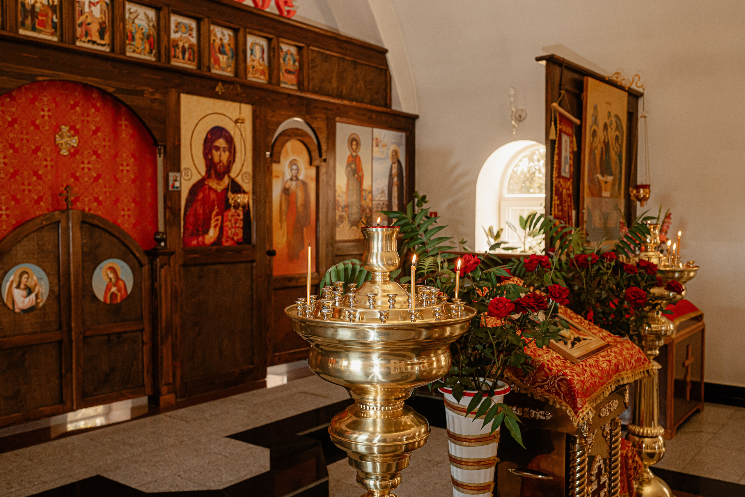 Крещение. Посёлок М. Горький. Свято — Пантелеимоновский храм. Свадебный фотограф Кропоткин Краснодар