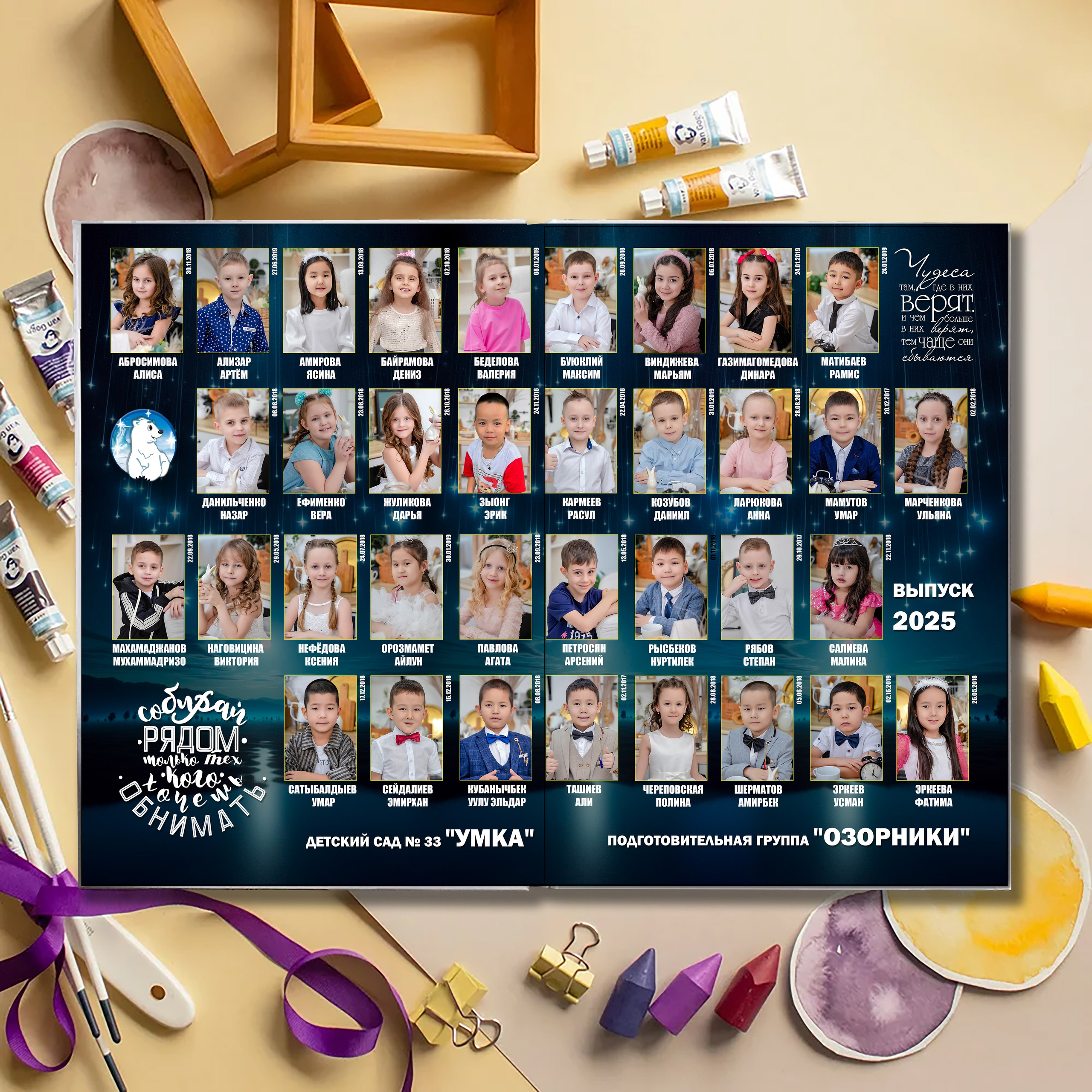 Выпускной альбом для детского сада (Дизайн № 101). Современные Выпускные Альбомы в Ростове-на-Дону