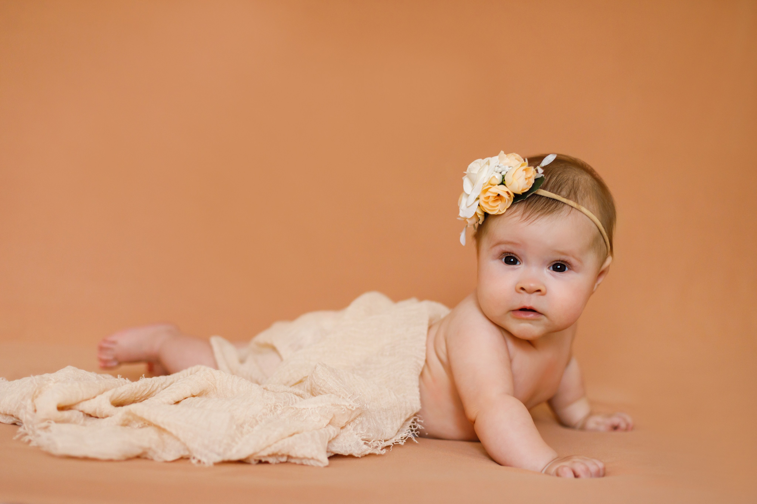 4-5 месяцев. Семейный и детский фотограф, в Анапе Алфимова Елена.Новорожденных