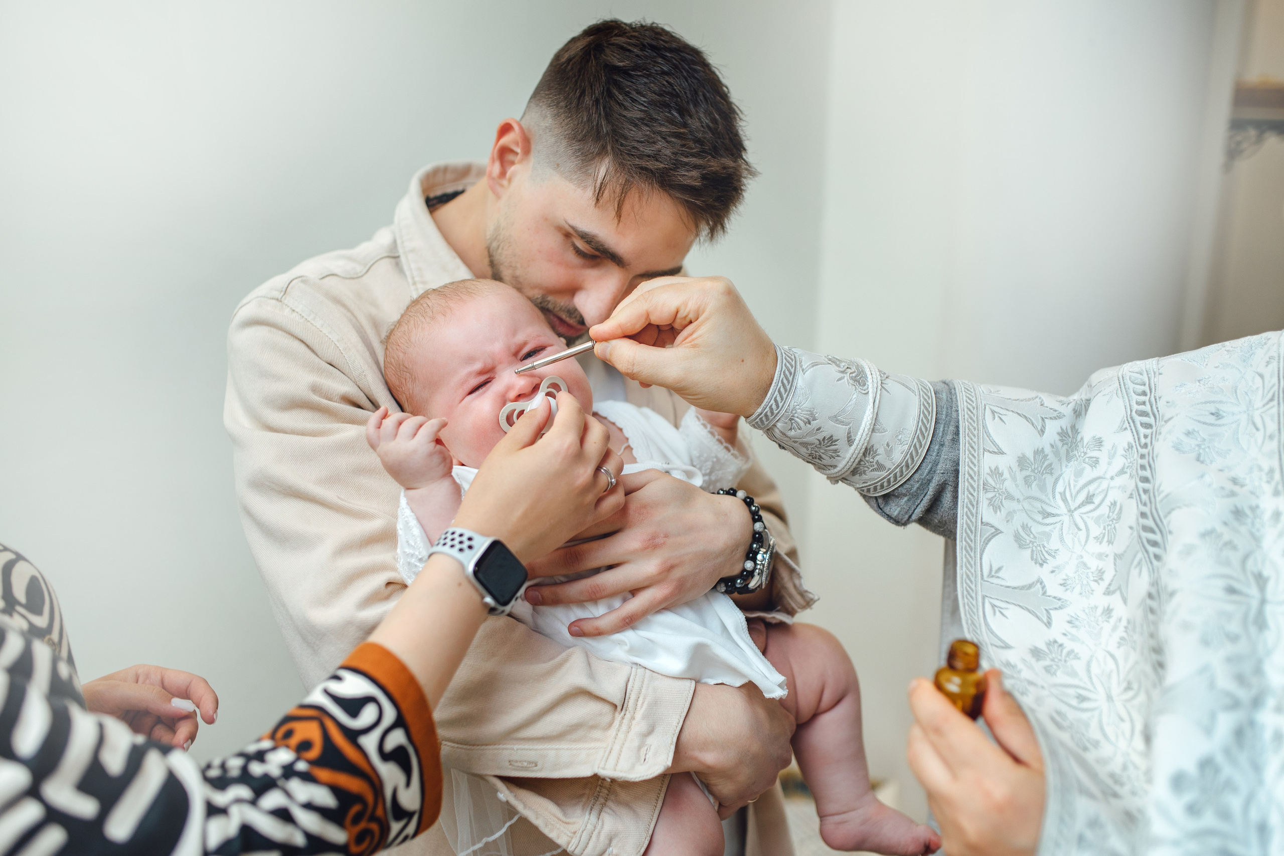 Таинство крещения Софии, апрель 2024