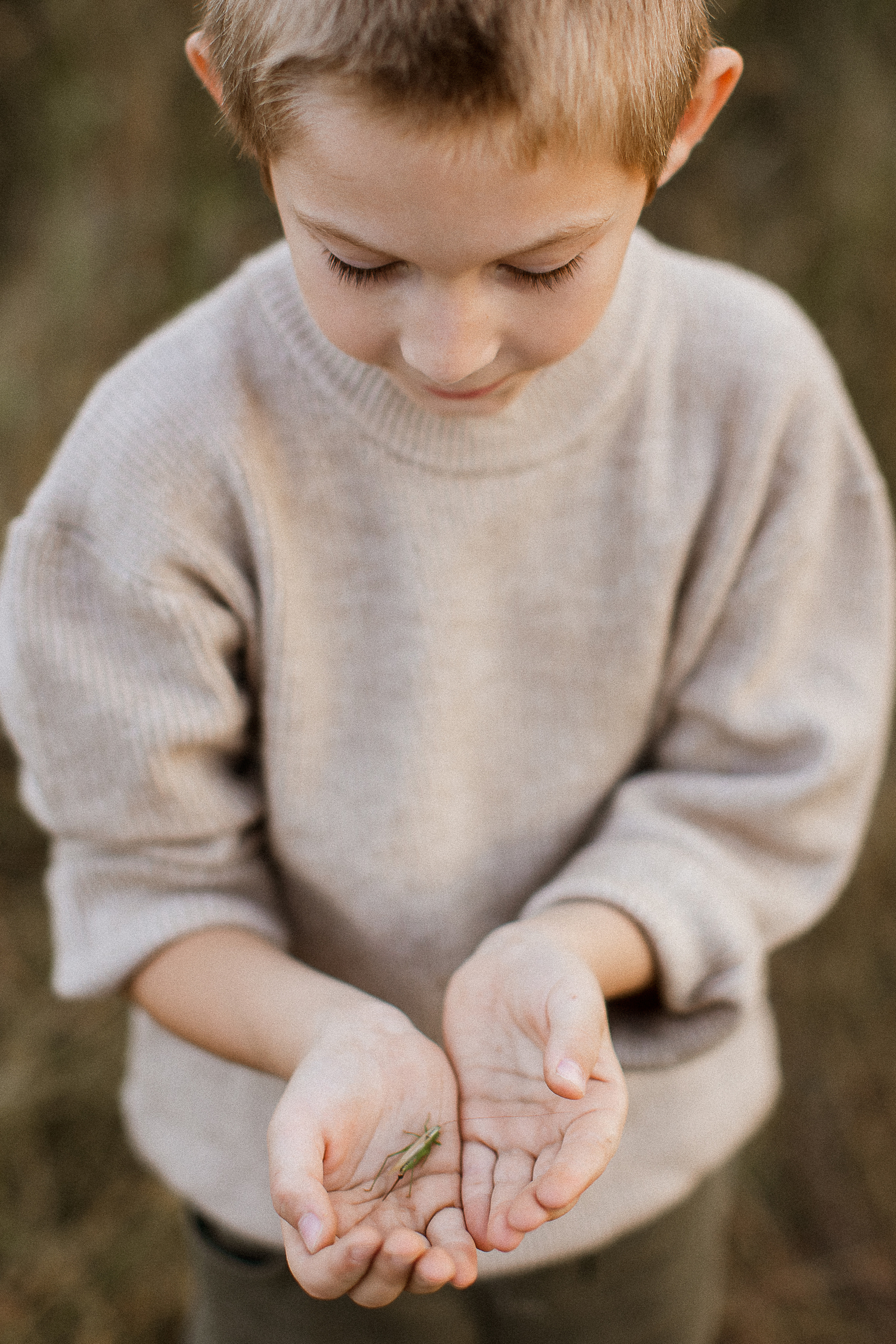 Вика, Ваня, Максим, Саша и кузнечик. Your story in photos