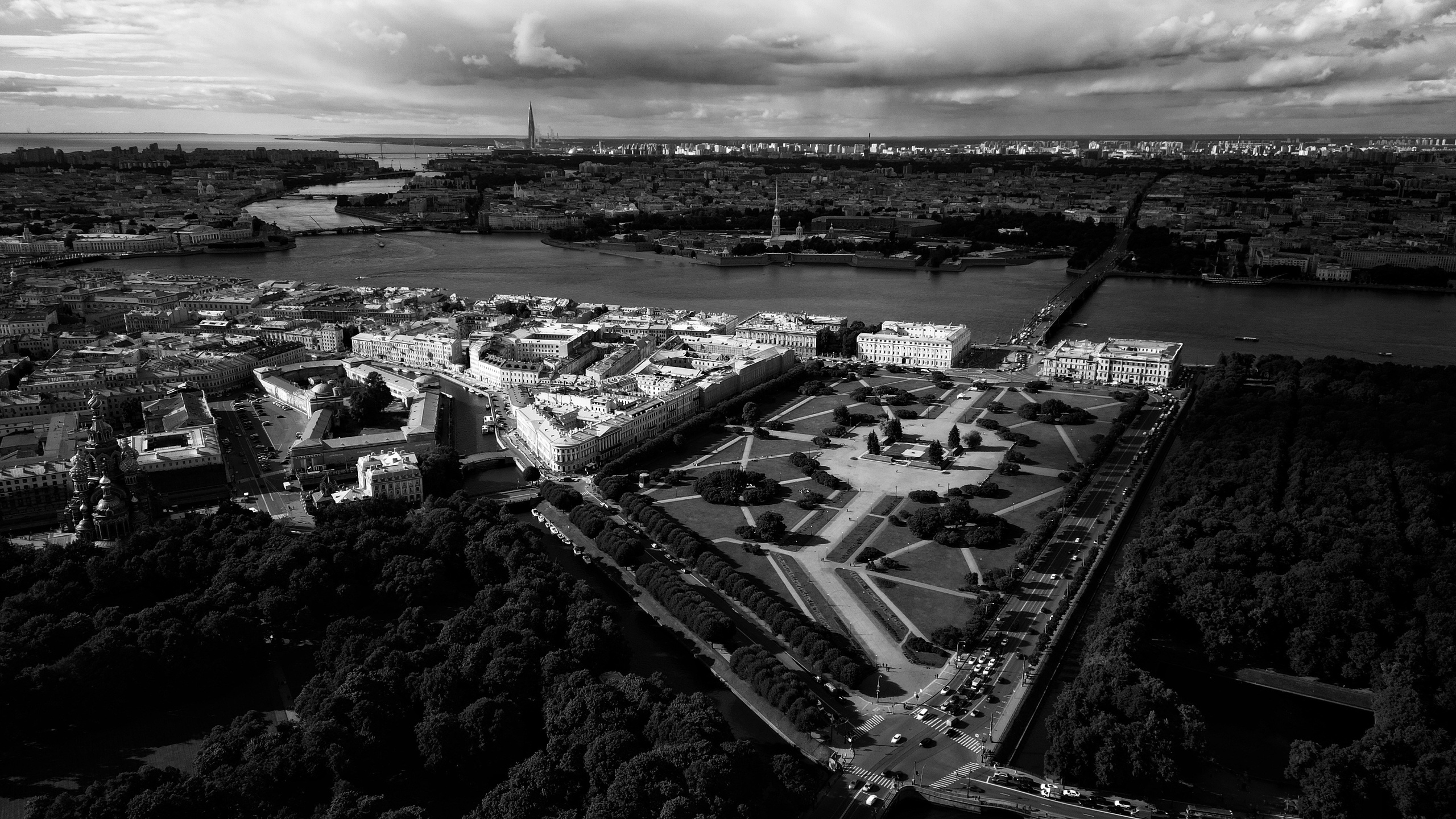 Аэросъемка / съемка с квадрокоптера. Студия визуального контента в Санкт-Петербурге и Москве