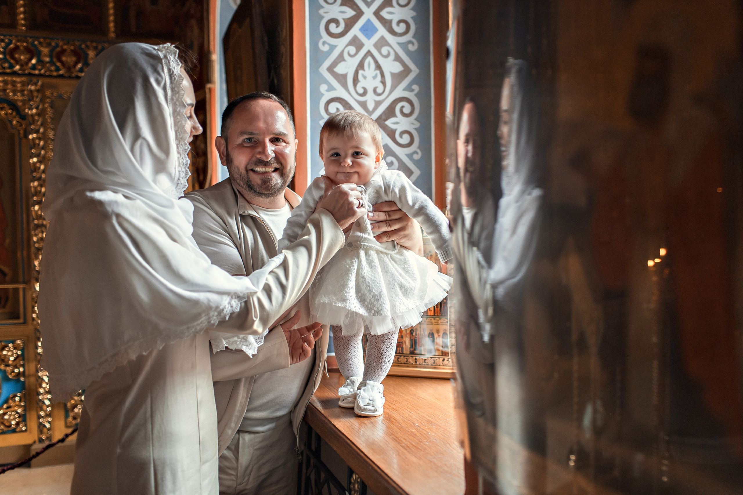 Крещение в Зачатьевском Монастыре. Профессиональный фотограф в Москве и Мо Мария Шантарёва