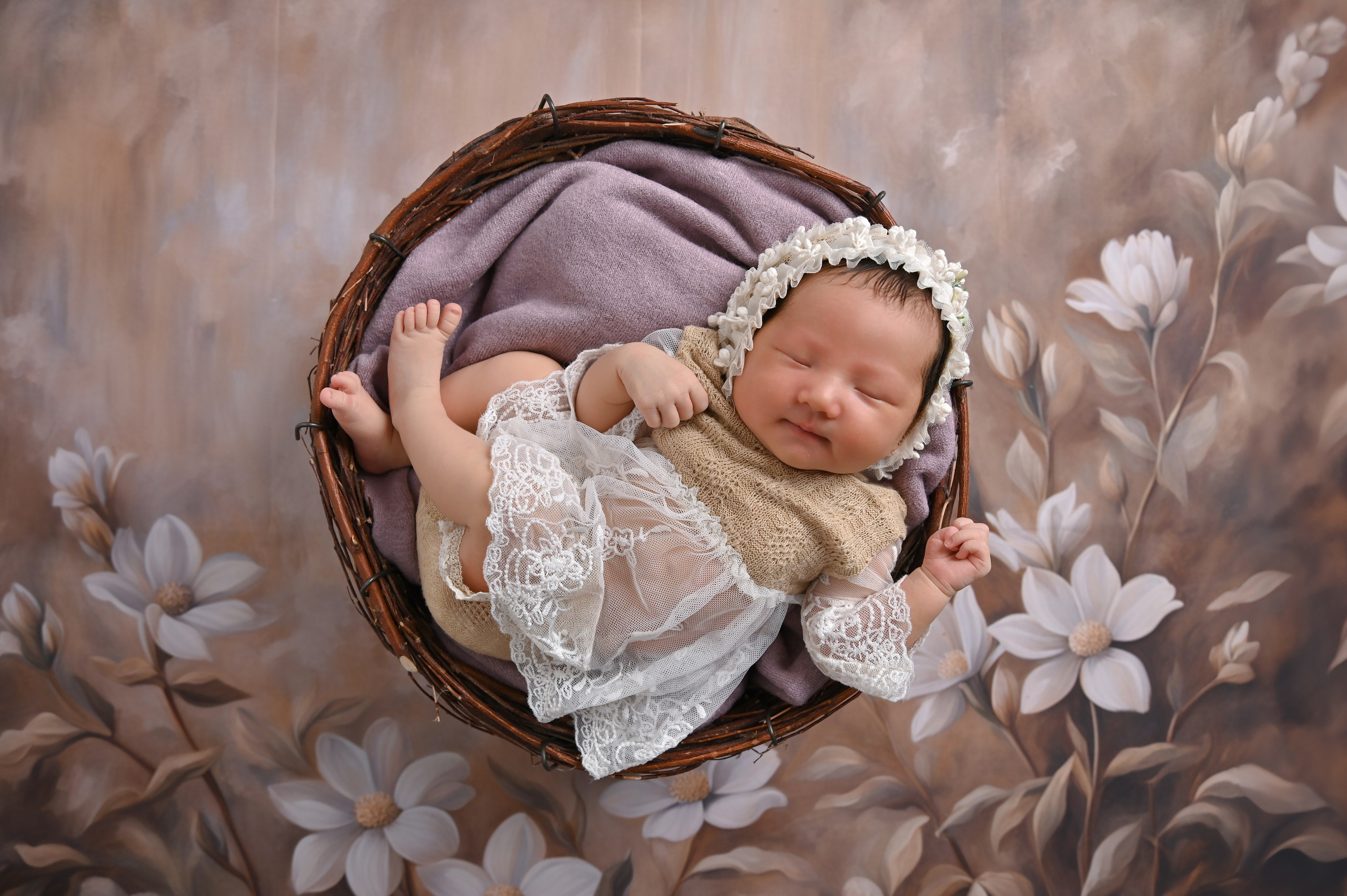 Ньюборн для Алсу 5 дней. Фотограф Новорожденных и семейный Элла Огай г. Сатпаев