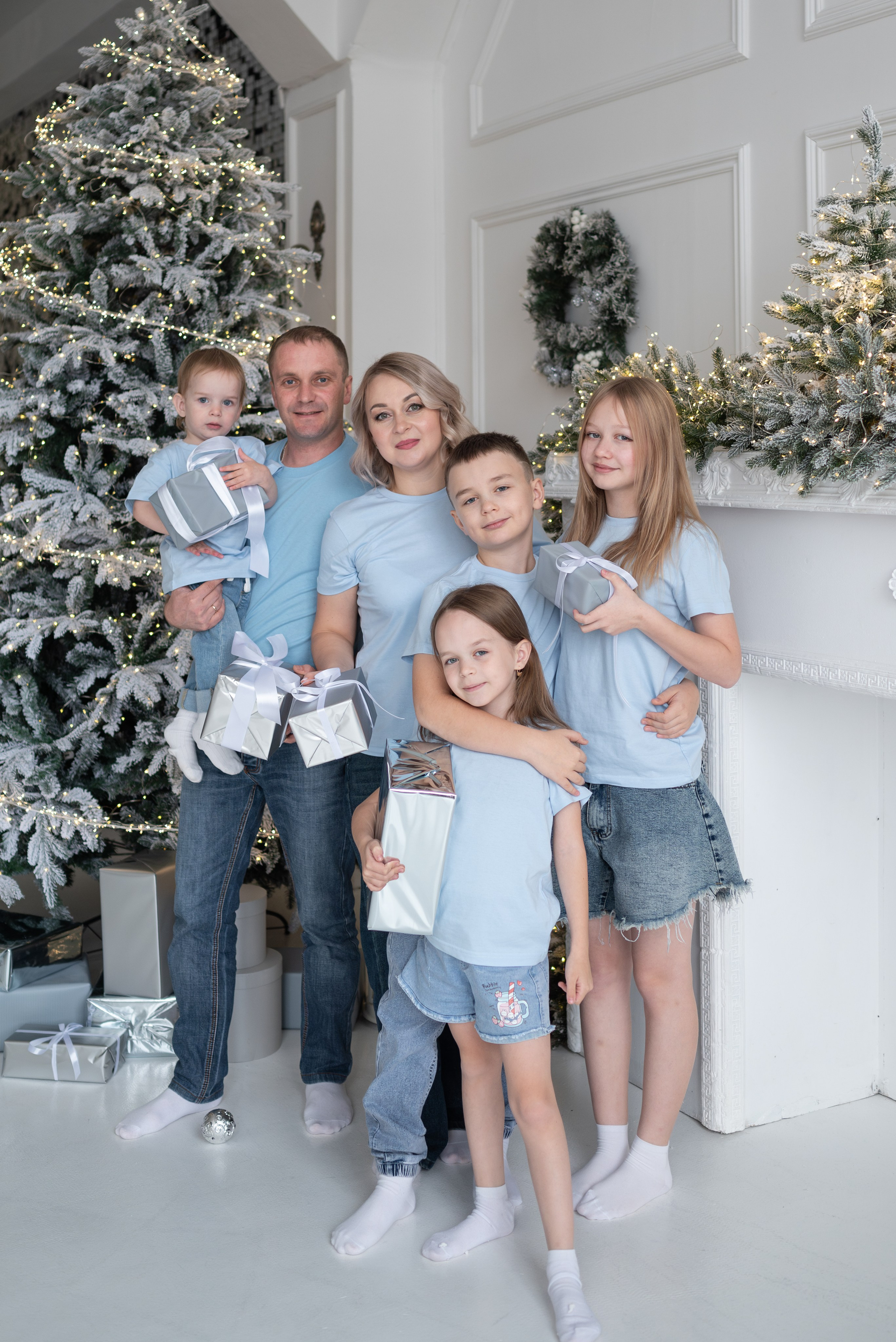 Новый год Большая семья. Светлана Агалакова Фотограф