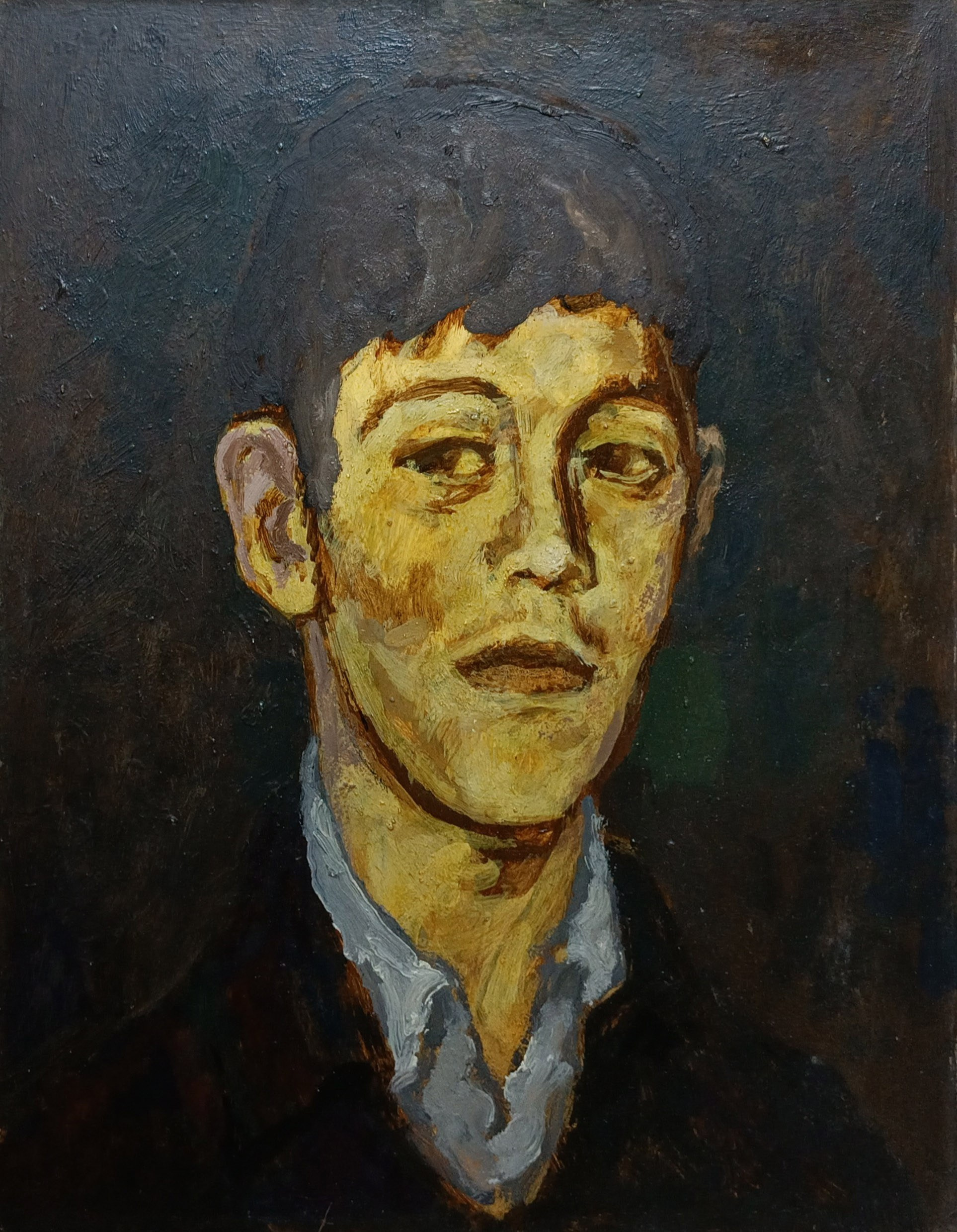 «Портрет молодого человека» 1976 год. Художник Величко Вадим Семёнович