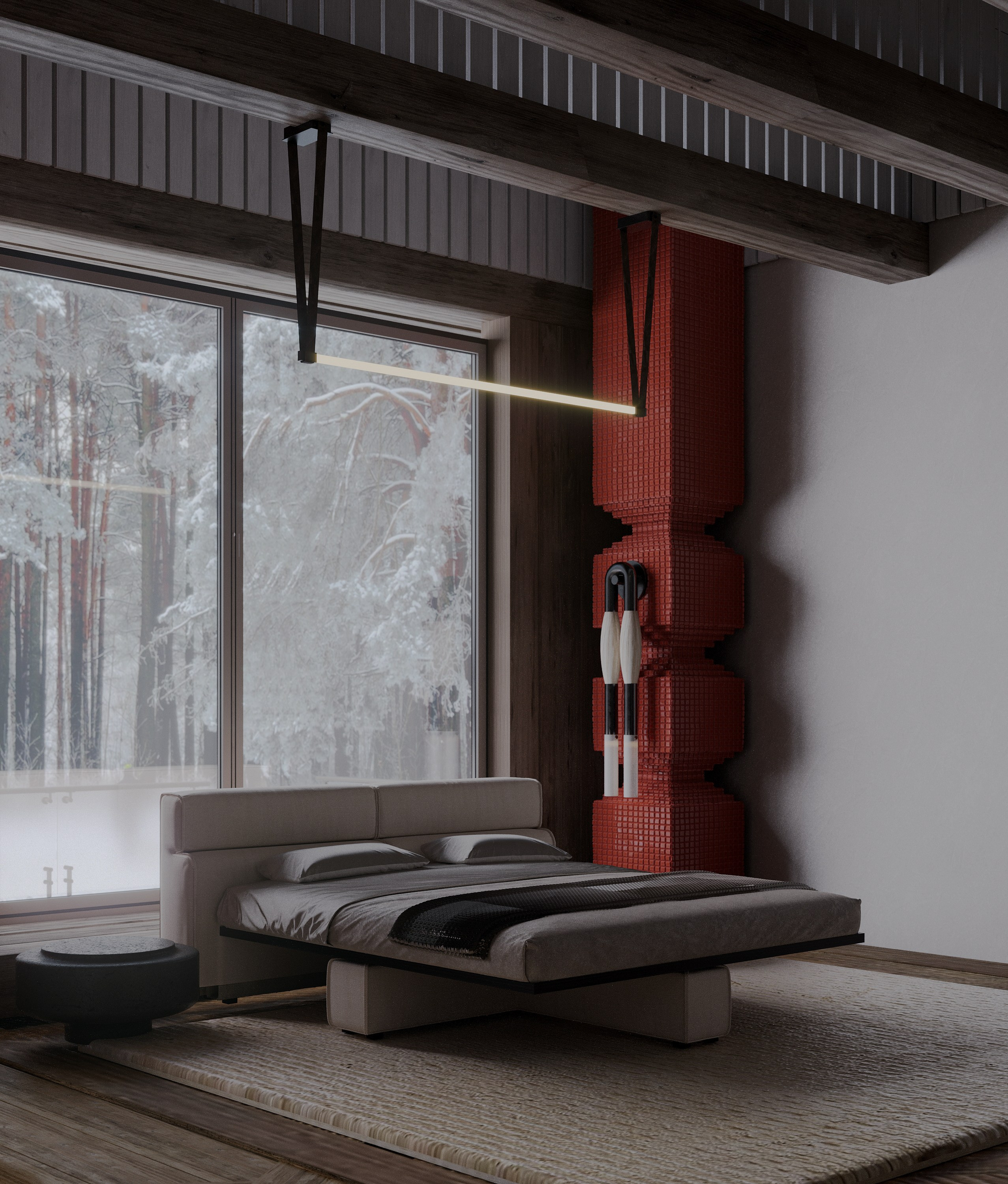 Деревянный дом в Русском стиле. Дизайнер интерьеров Куклина Ксения