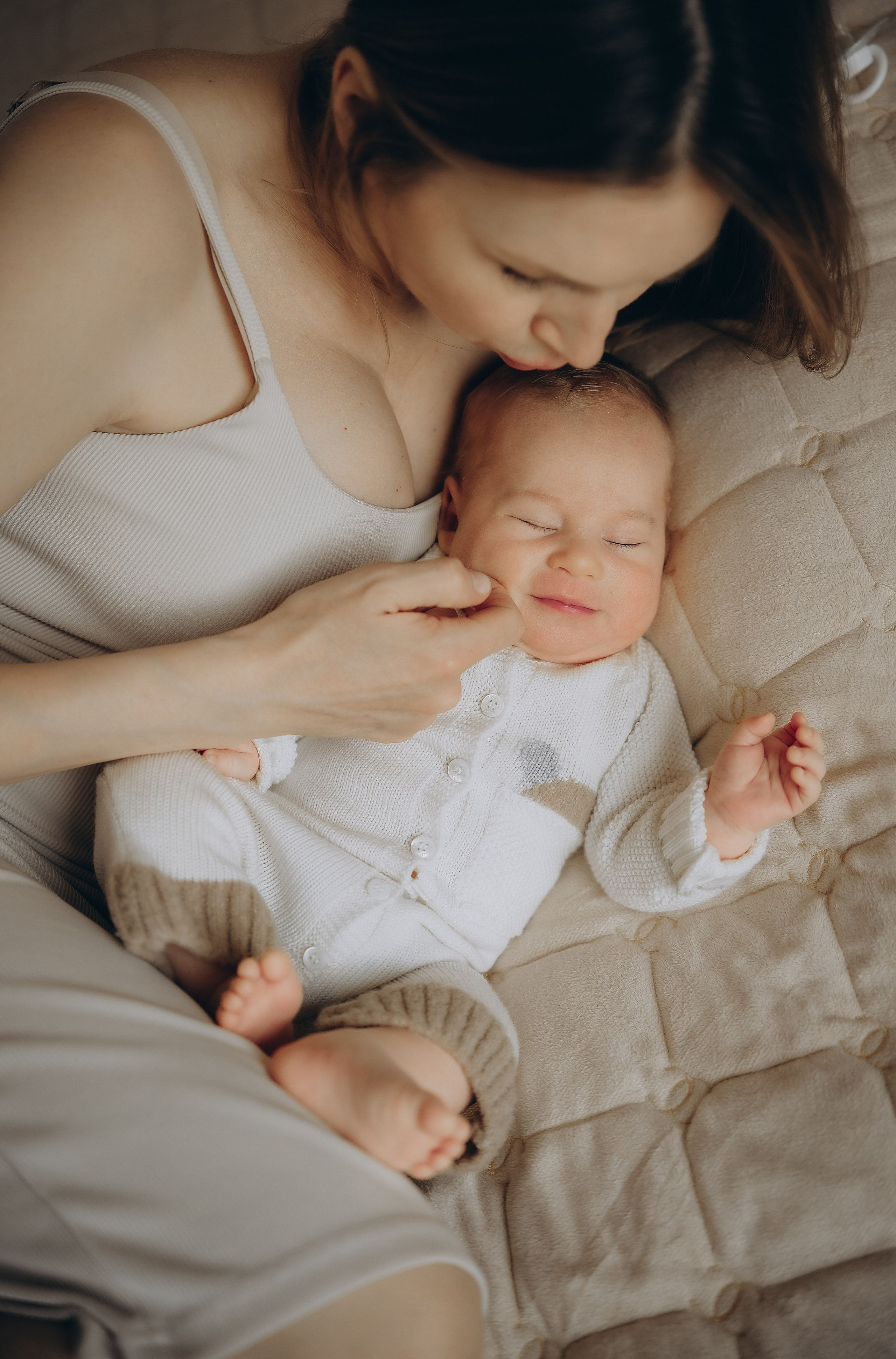 Фотосессия для малышей, домашняя фотосессия для детей. Ньюборн и детский фотограф в Москве Шигина Марина