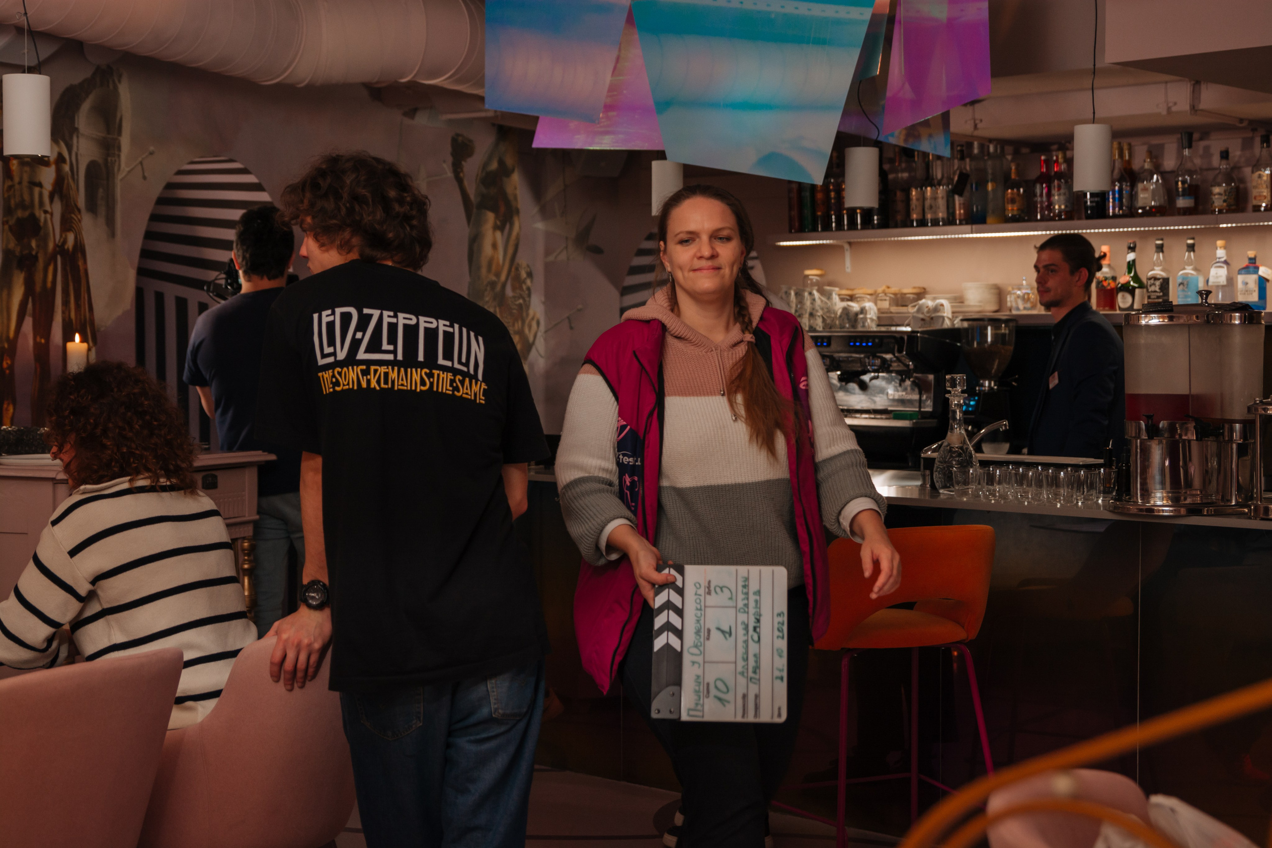 Пушкин в отеле «Оболенский». Съёмка ролика для конкурса. Портретный фотограф в Санкт-Петербурге Дмитриева Наталия