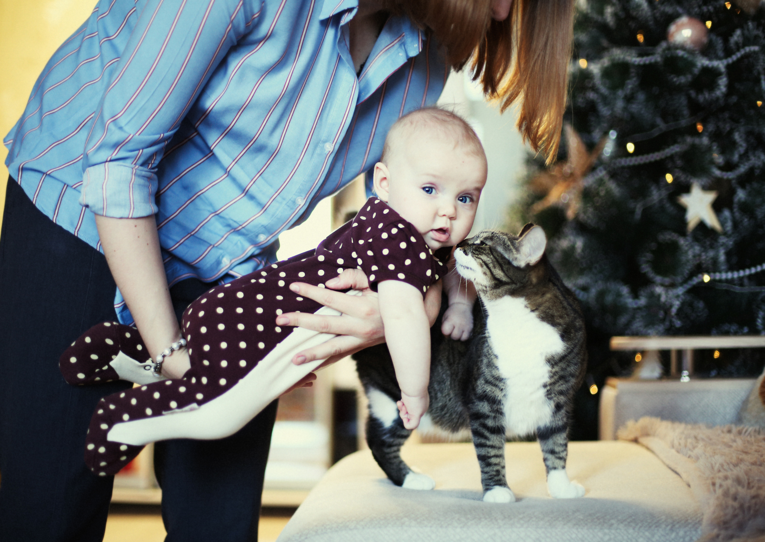 Малышка Лиза и ее домашний питомец.