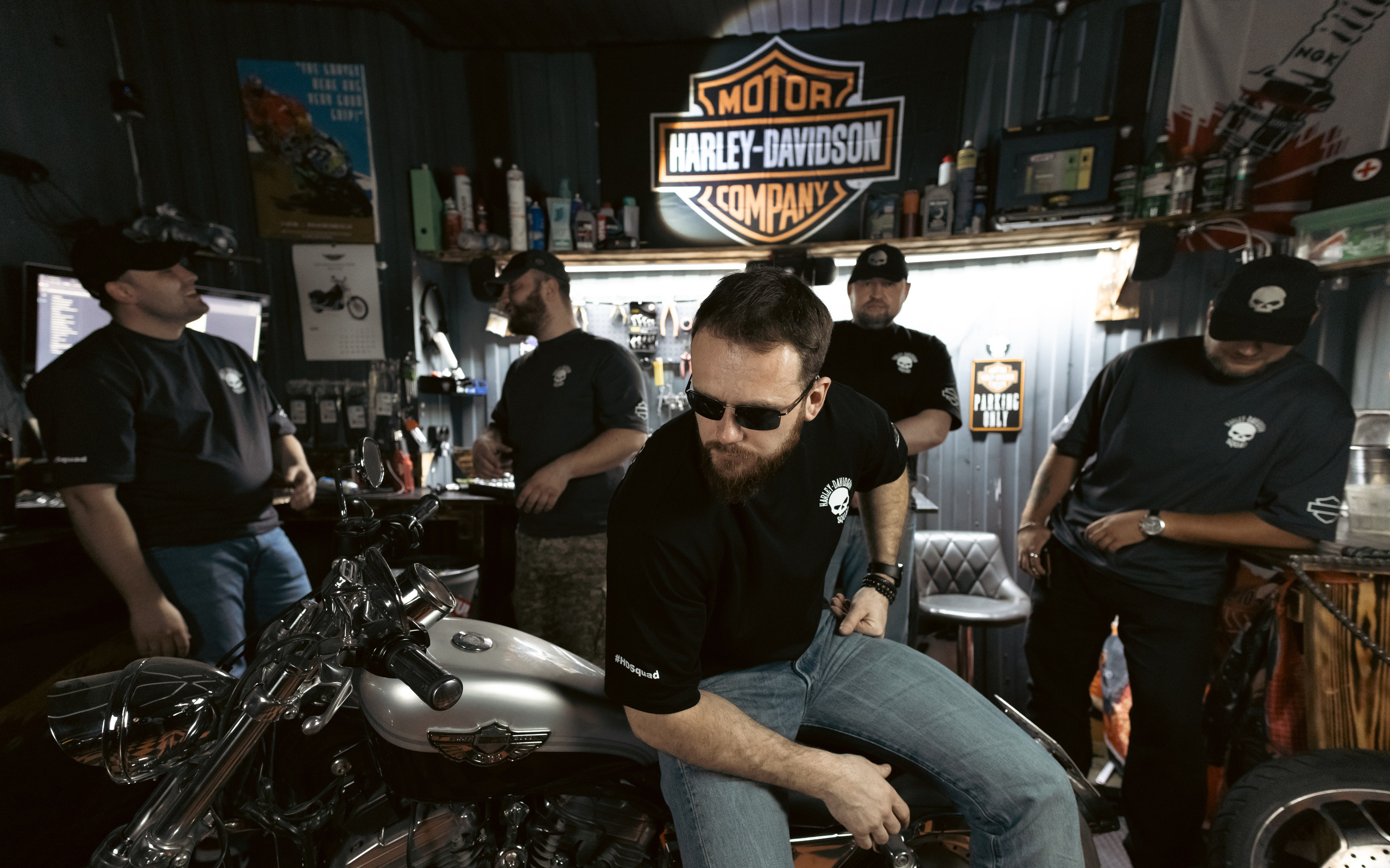 Harley-Davidson Squad (Мерч). Павел Варг. Индивидуальный фотограф в Москве и Московской области