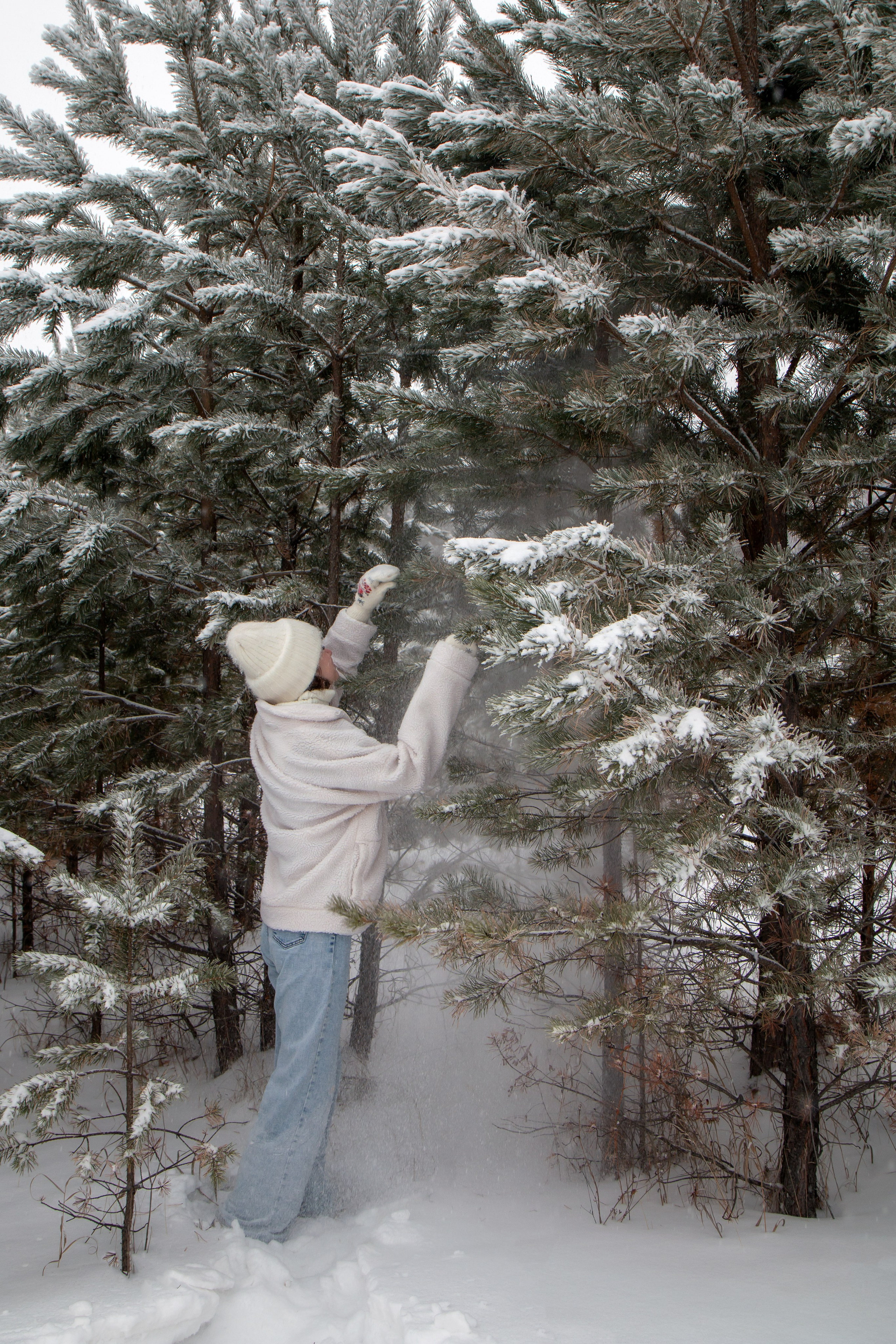 Дарья. В зимнем лесу. Фотограф в Шелехове, лучшие выпускные альбомы в Шелехове