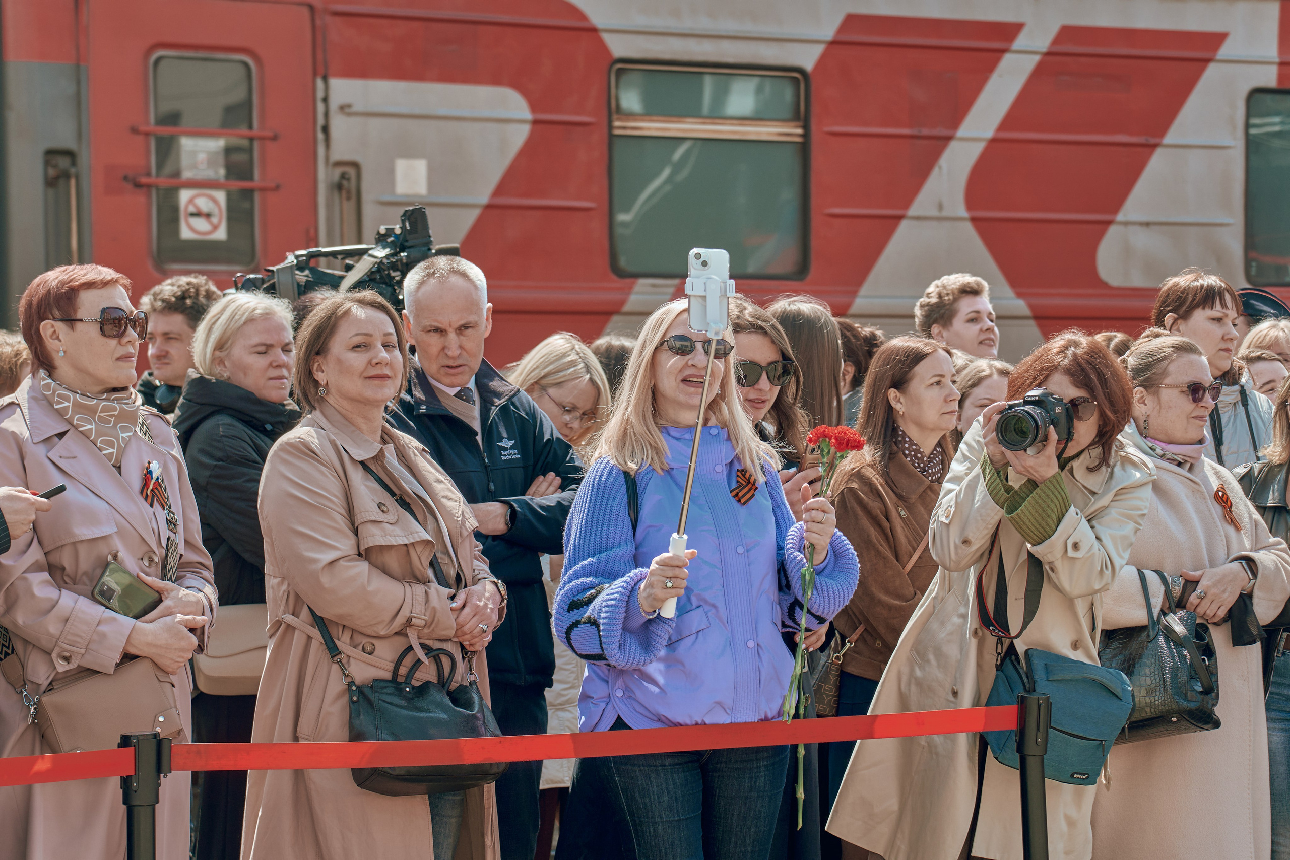 Поезд Победы!. Фотограф во Владивостоке