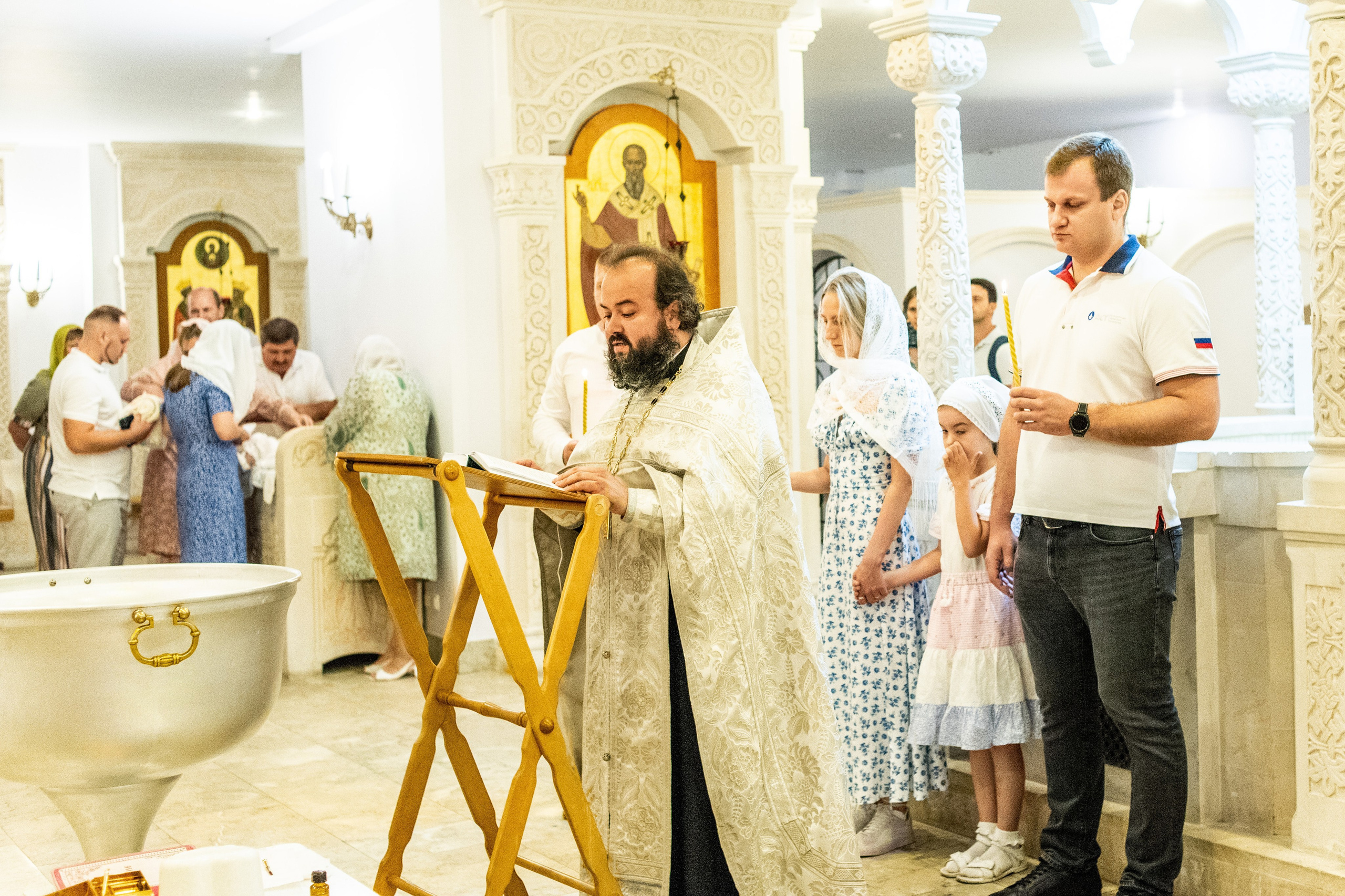 Крещении Ксении. Фотограф Юлия Попова
