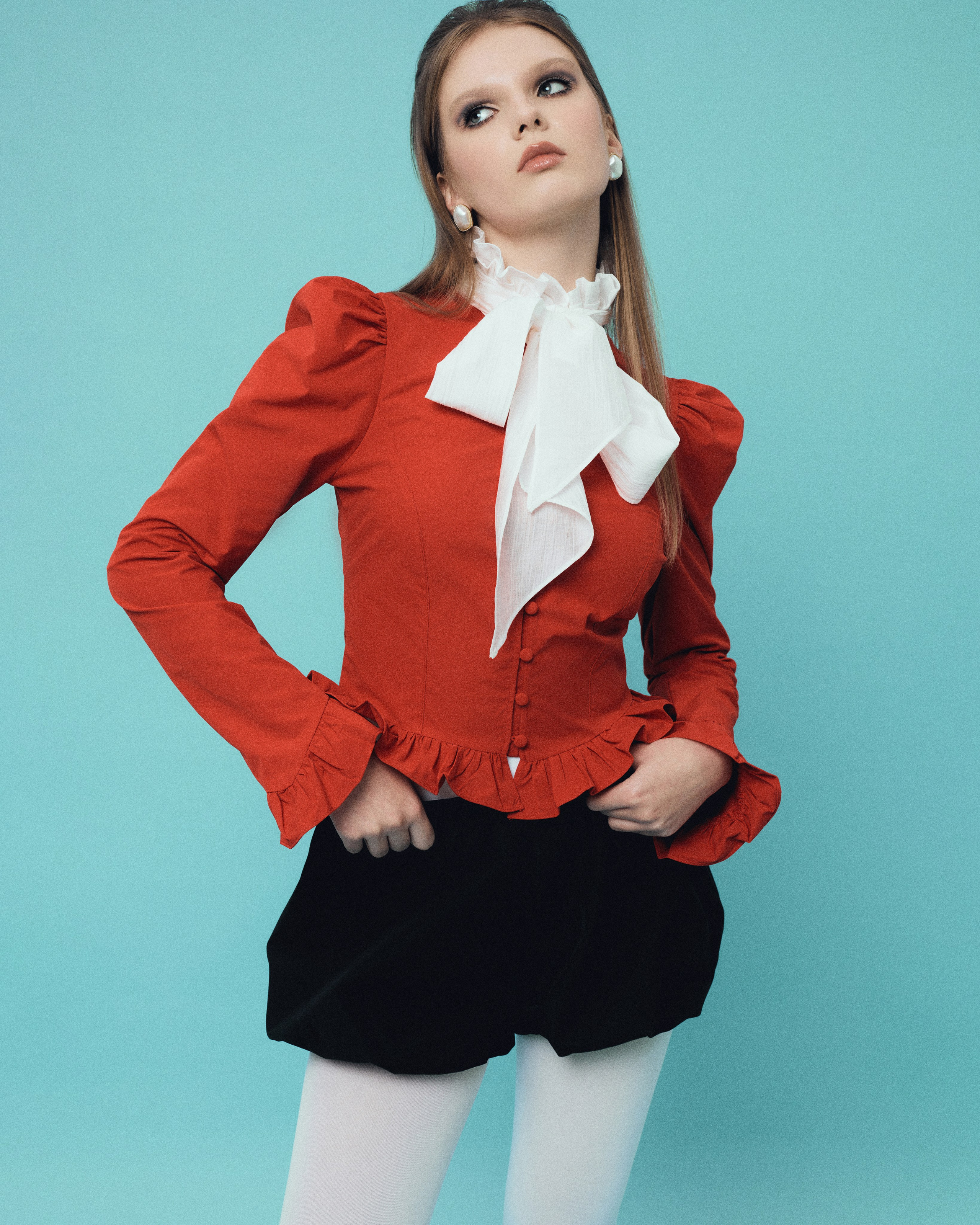 Kati, red blouse. Юрина Полина, фотограф из Екатеринбурга