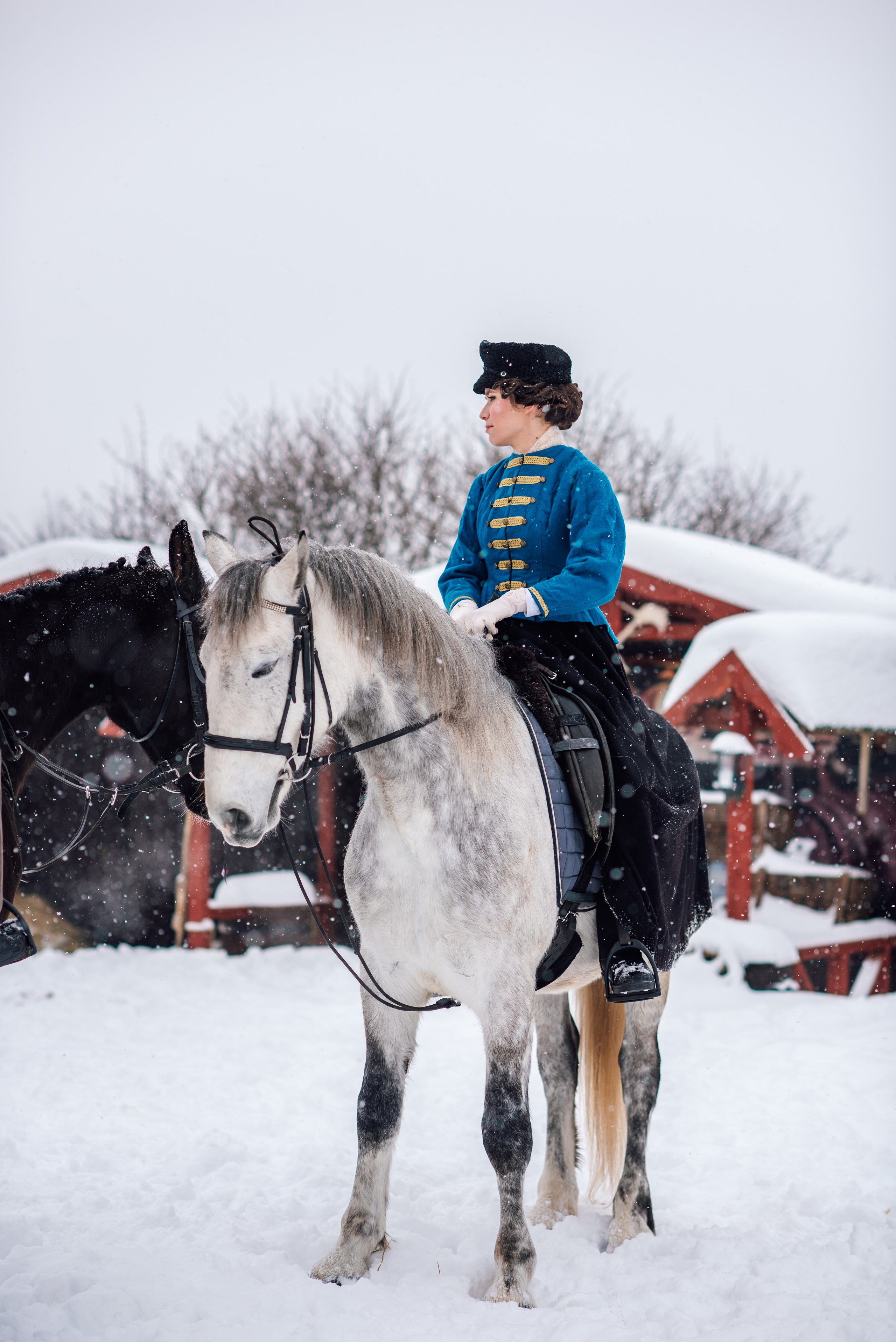 Зимняя парфорсная охота. Фотограф Диана Вальтер