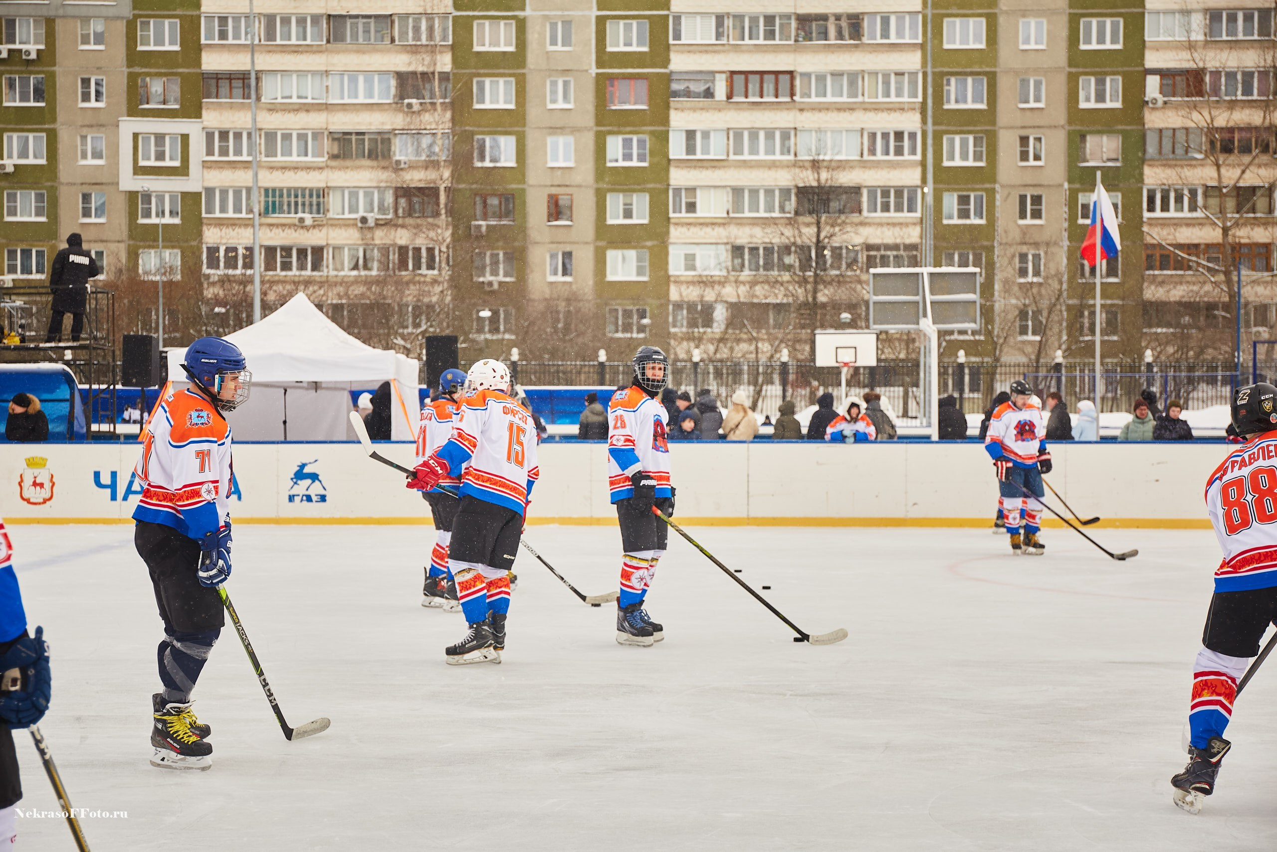 Турнир по хоккею «Русская классика» в рамках Офицерской хоккейной лиги. Спортивный фотограф Некрасов Денис