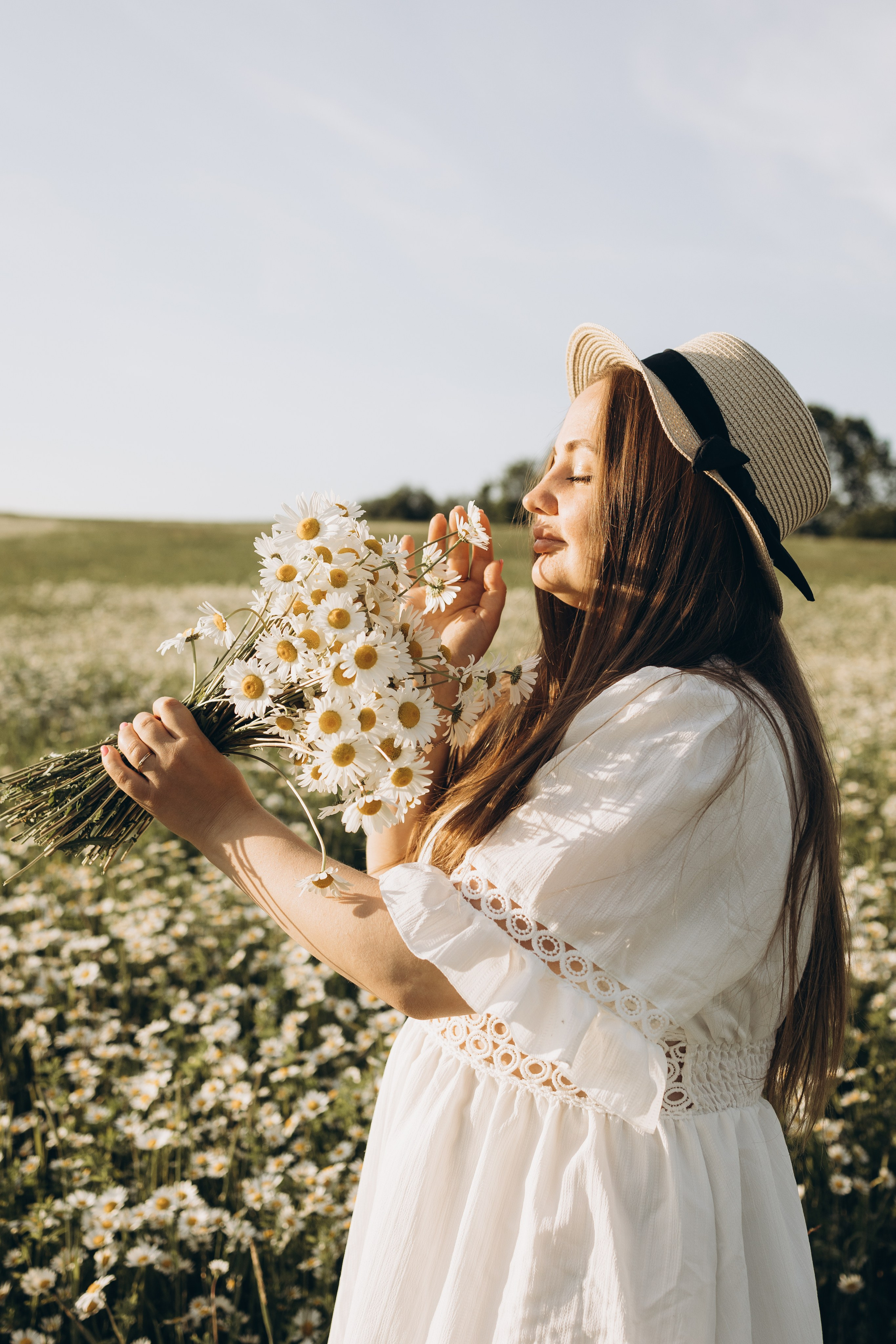 Маша и ромашки. Семейный фотограф в Москве Виктория Ястребинская