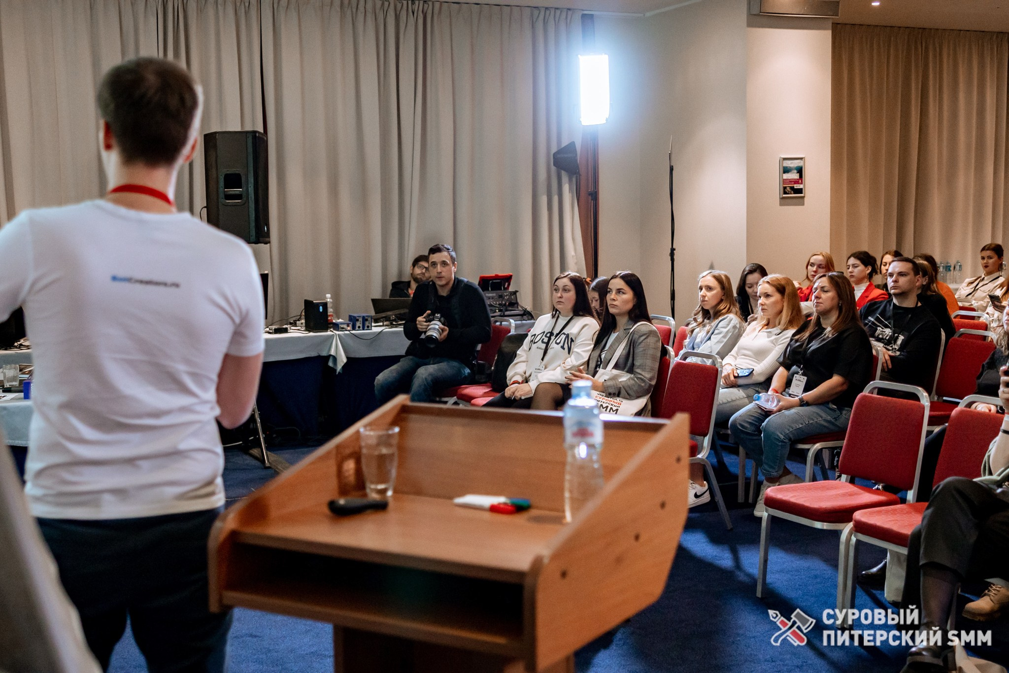 Репортаж конференции «Суровый Питерский SMM». Фотограф в Санкт-Петербурге Ефремова Наталья