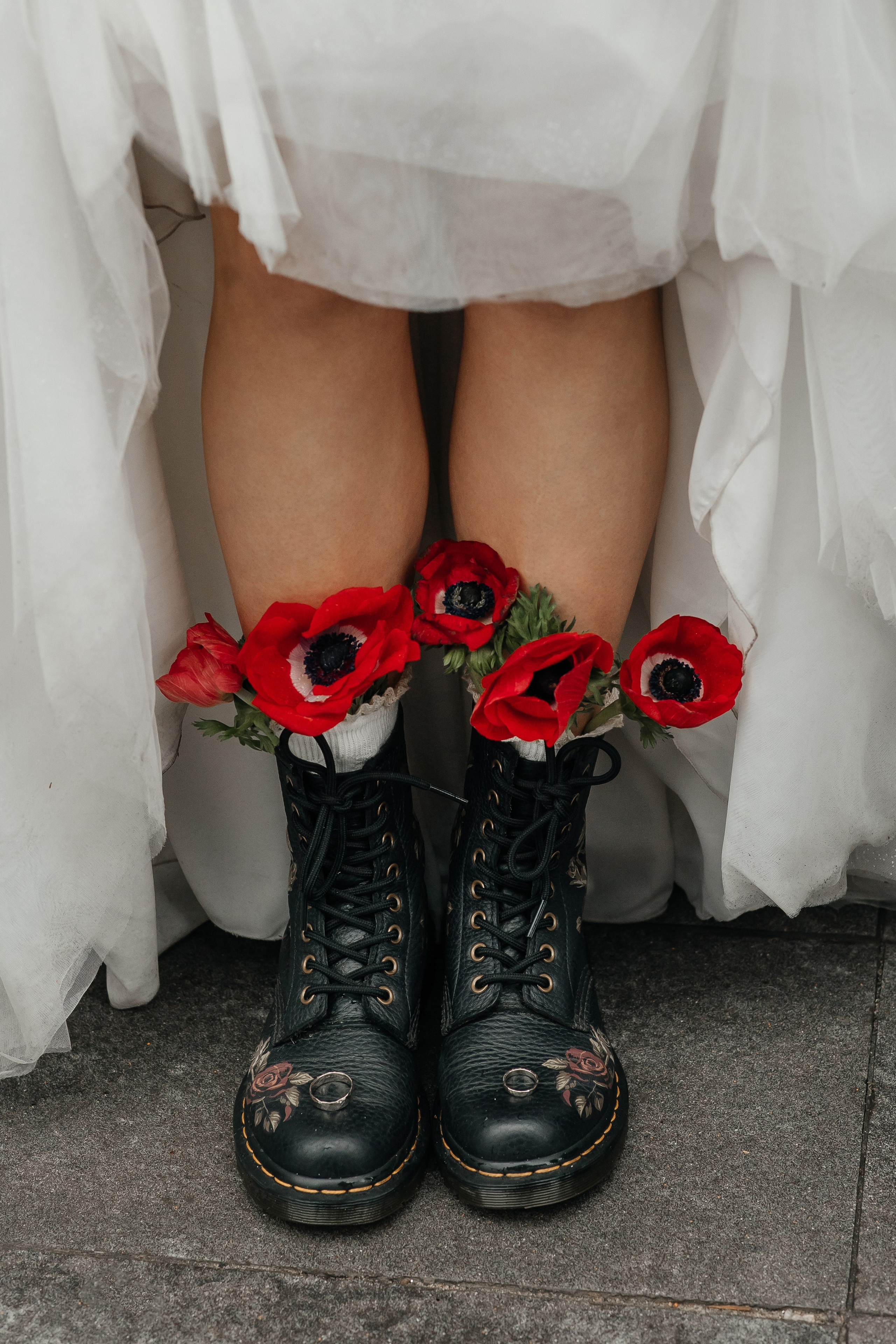 Свадебная фотосессия в Москве в рок образах