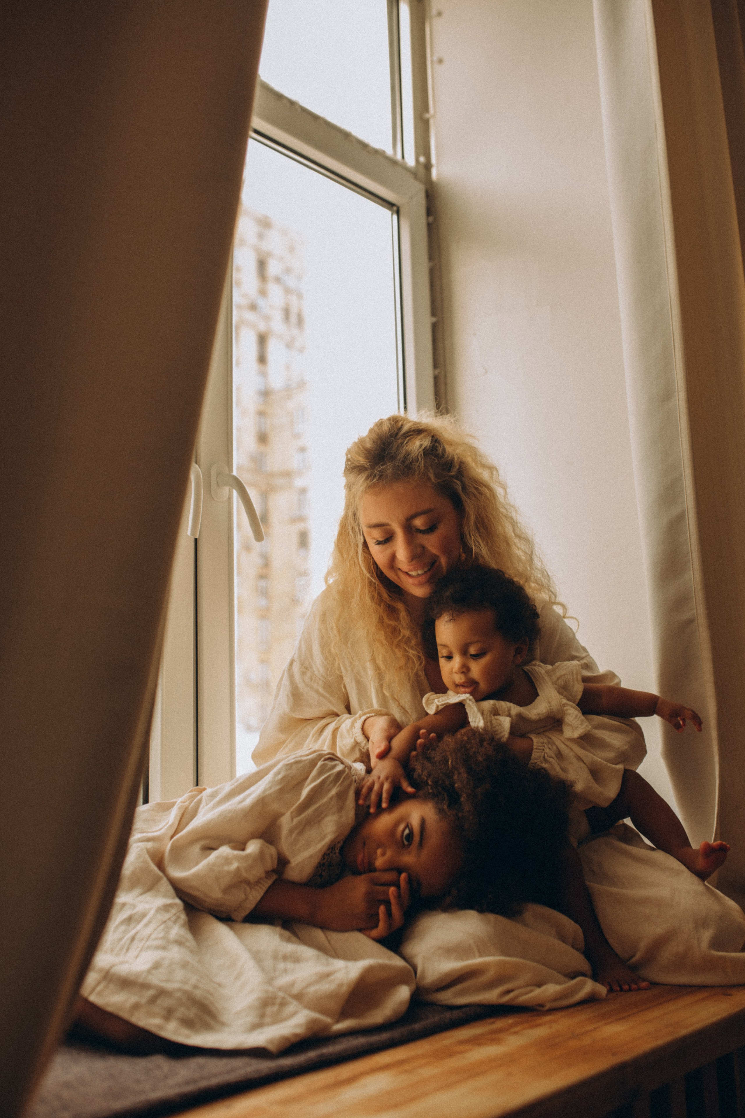 Семейная съемка в студии. Семейный и детский фотограф в Москве Антонина Смирнова