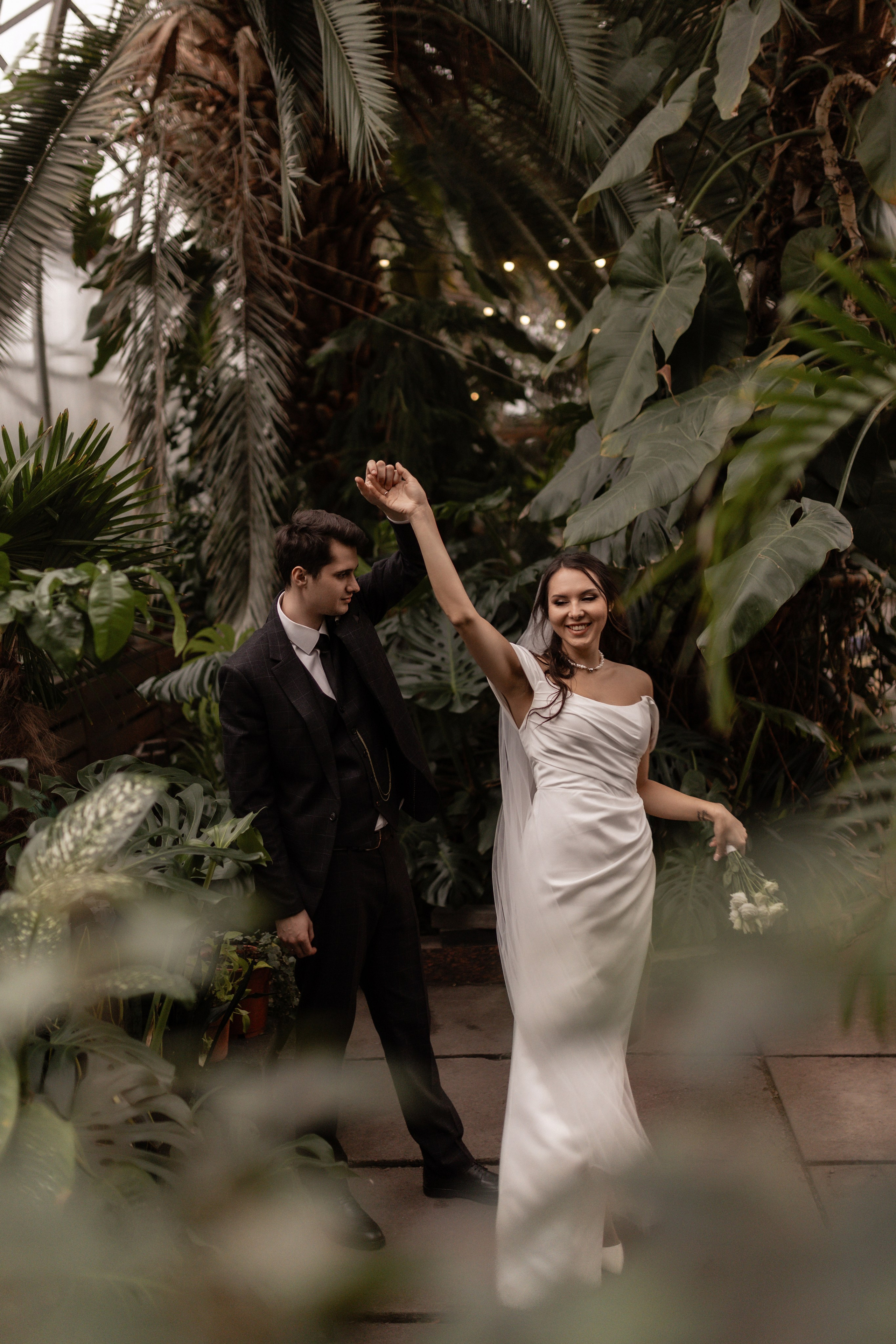 Бажена+Дмитрий Оранжерея. Фотограф в Санкт-Петербурге