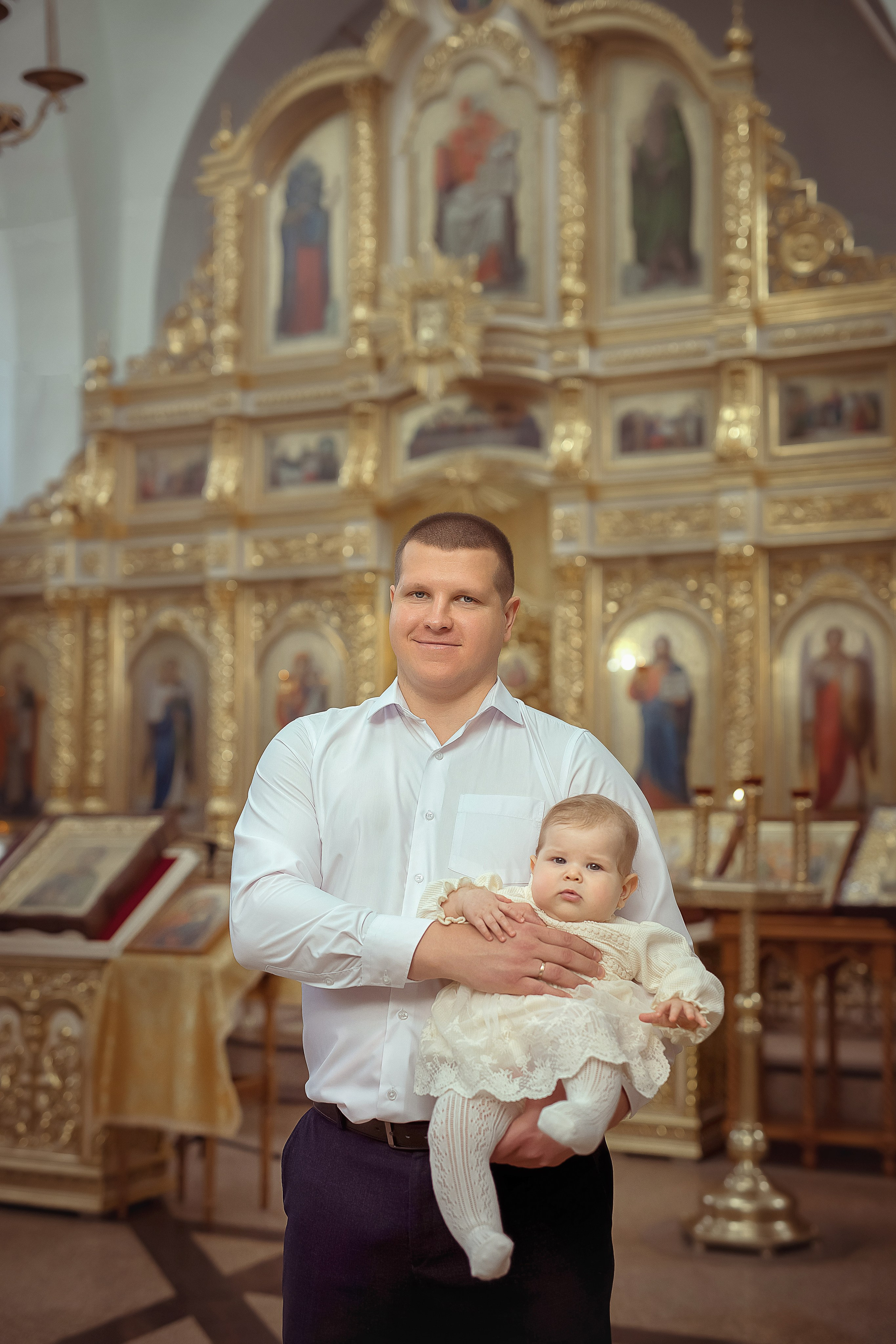 Крещение Полины Храм Андрея Первозванного. Фотограф на крещение и венчание