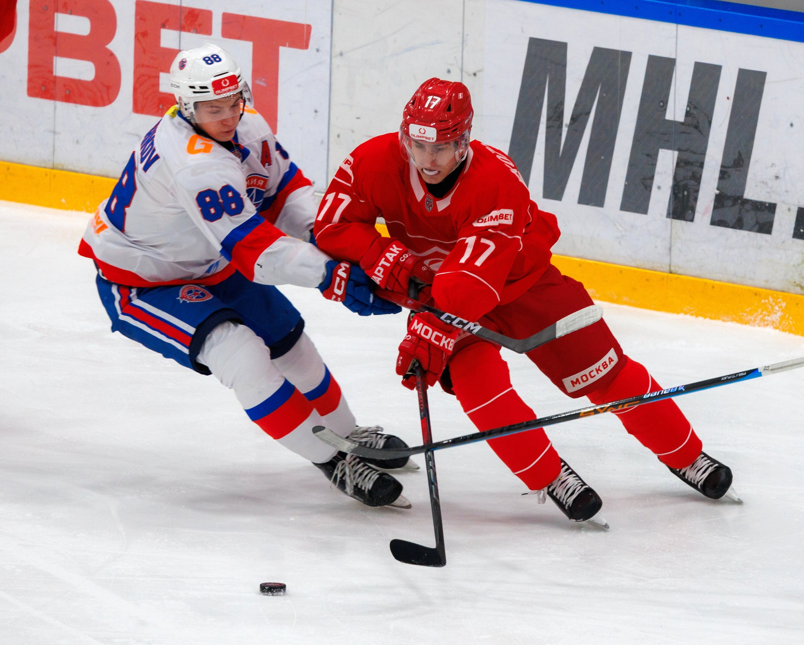 МАТЧ МХЛ. МХК СПАРТАК — АКАДЕМИЯ СКА. Artem Zenin Photography