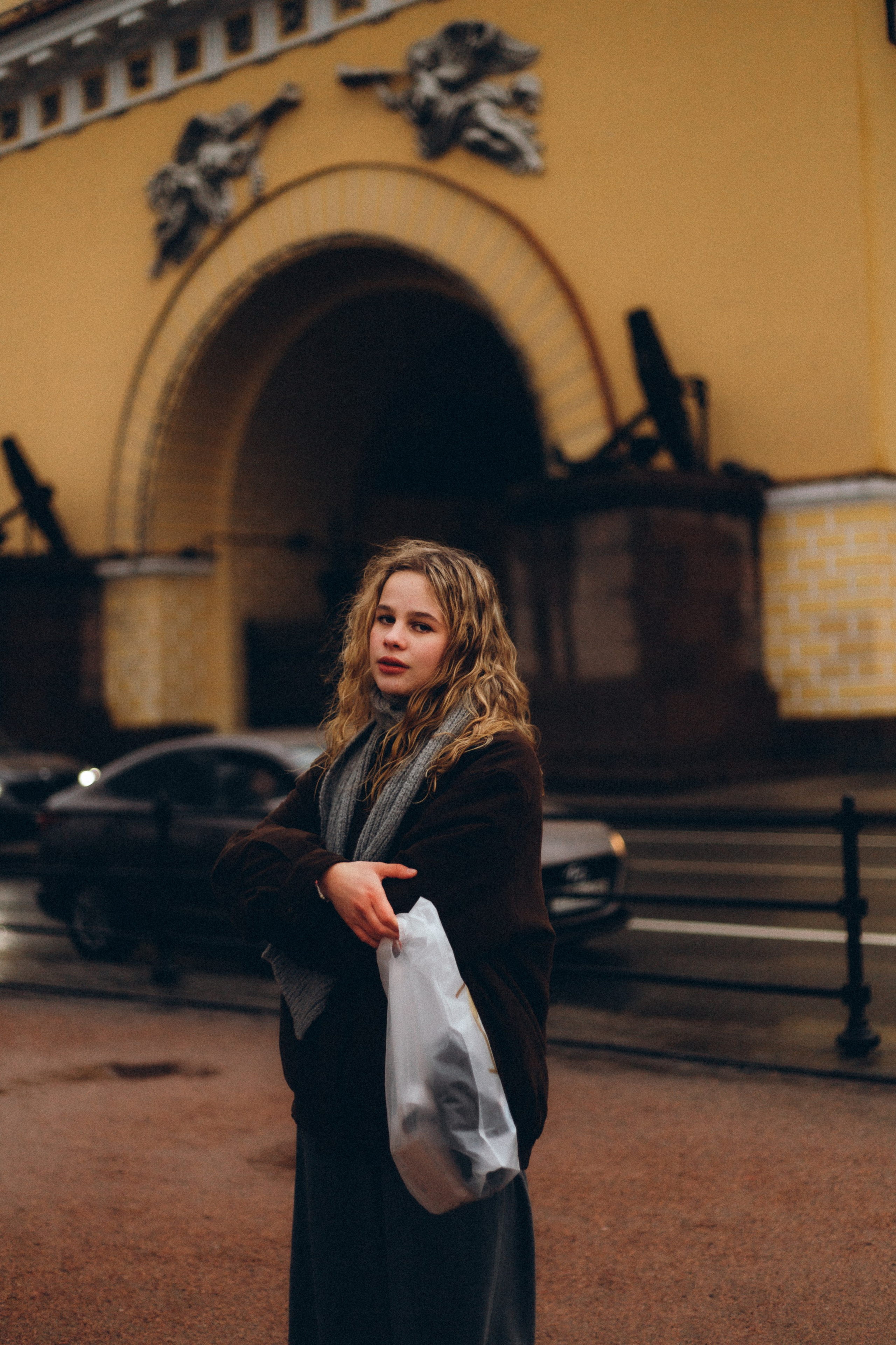 Лиза осенняя прогулка по Питеру. Фотограф Санкт-Петербург Князева Елизавета