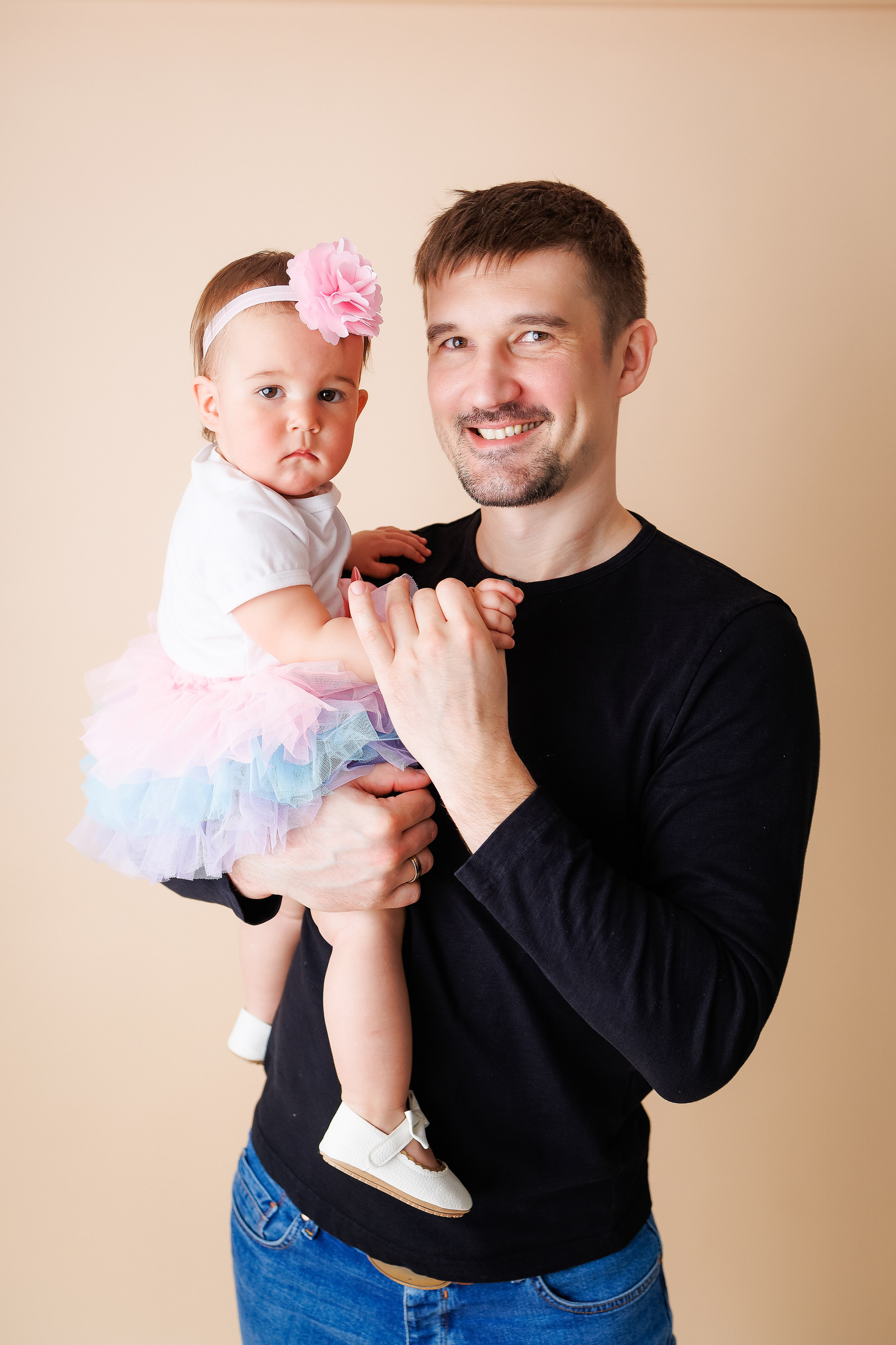Полине 1 годик. Фотограф новорожденный малышей Новосибирск