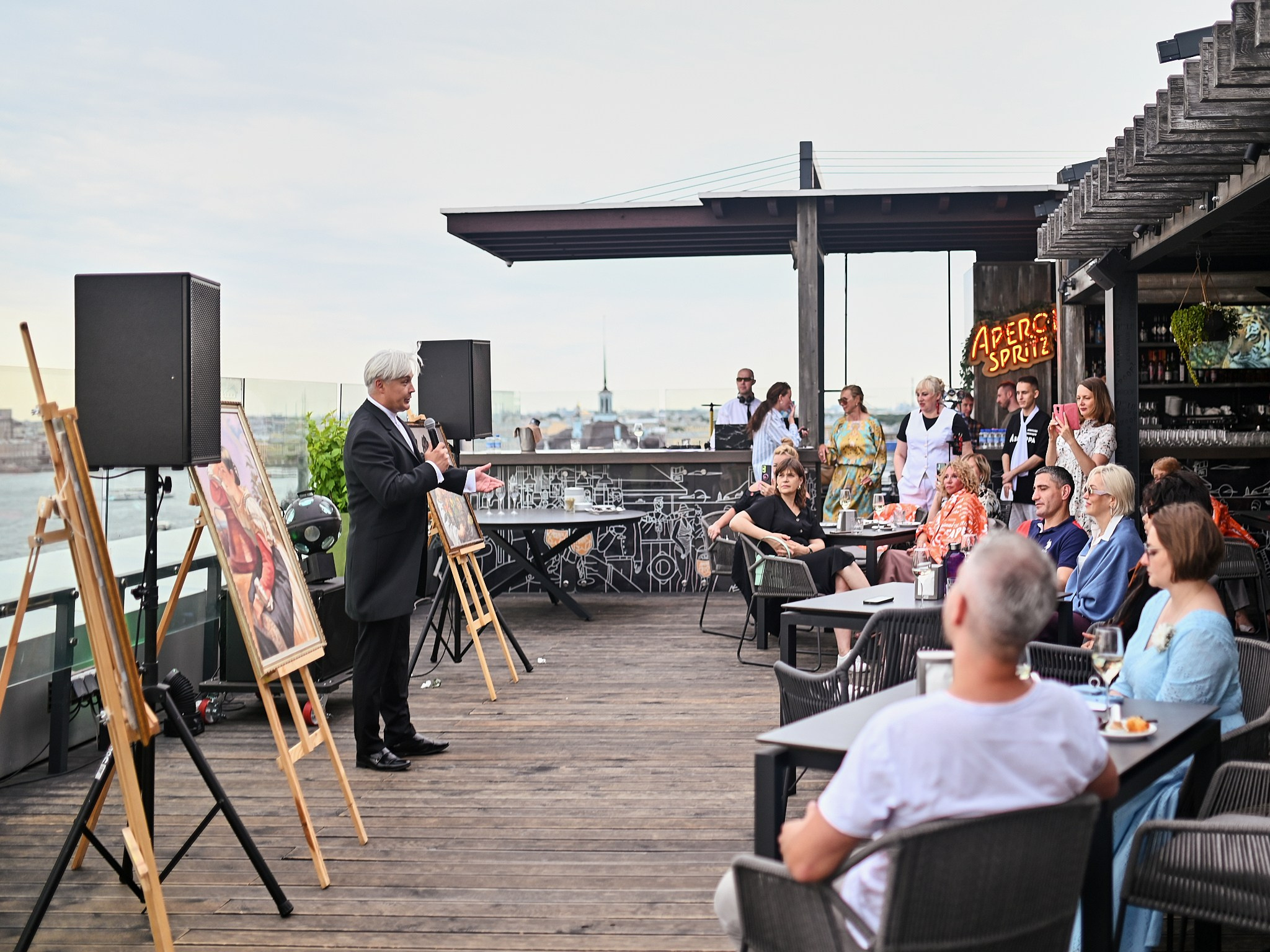 Светское мероприятие | ресторан Крыша 18. Свадебный фотограф в Санкт-Петербурге Славин Денис