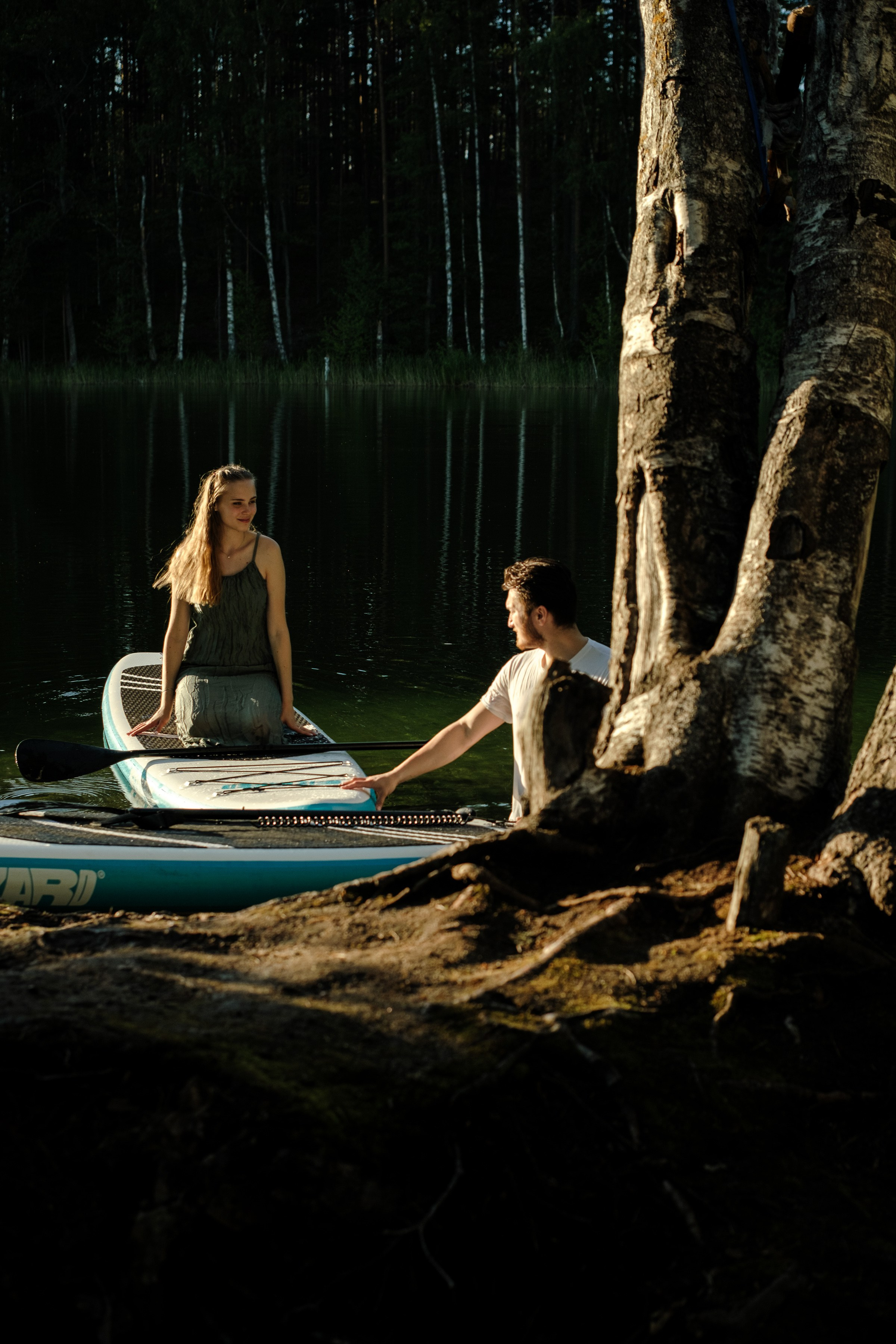 Петя и Лина, на сапах. Интерьерный фотограф и видеограф в Санкт-Петербурге Вадим Балбашевский