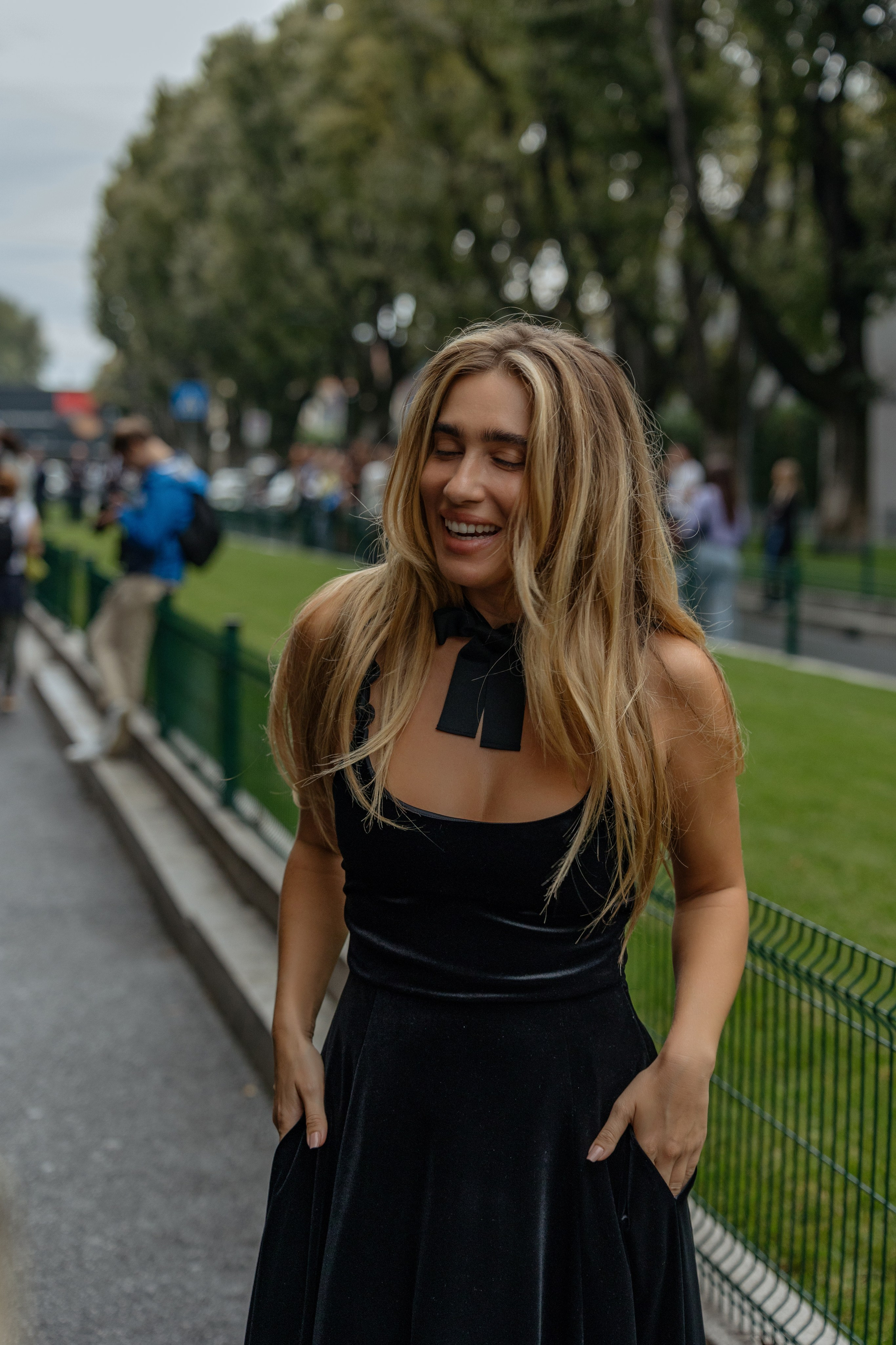 MFW SPRING/SUMMER 2024 EMPORIO ARMANI. Photographer in Milan Ivan Goncharov