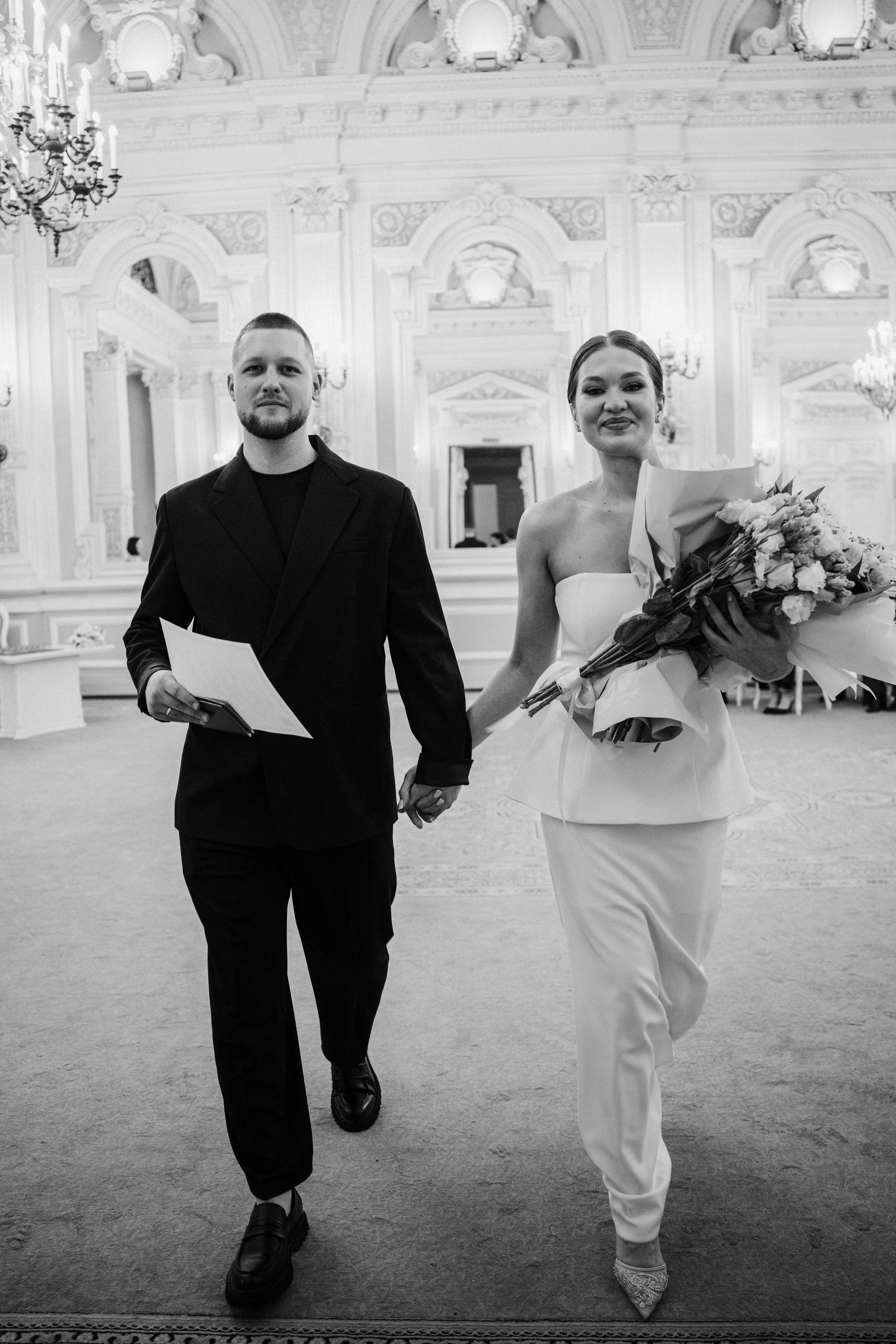Свадебная фотосессия в Санкт-Петербурге. Дворец Бракосочетания №1. Английская набережная, 28. Роспись в 1 Дворце. Федосова Елизавета - свадебный фотограф СПб