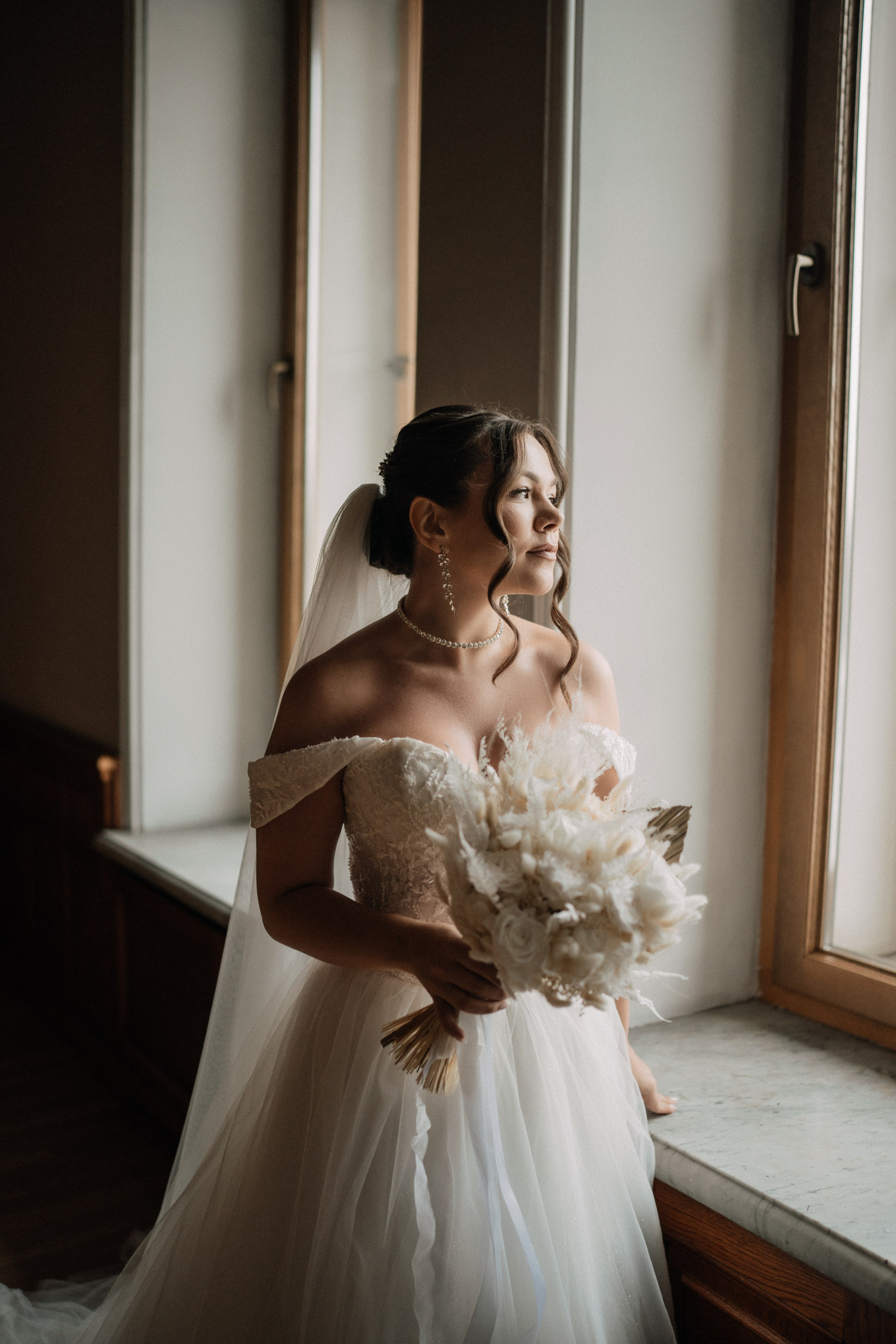 Свадебная фотосессия в студии. Федосова Елизавета. Свадебный фотограф в СПб.