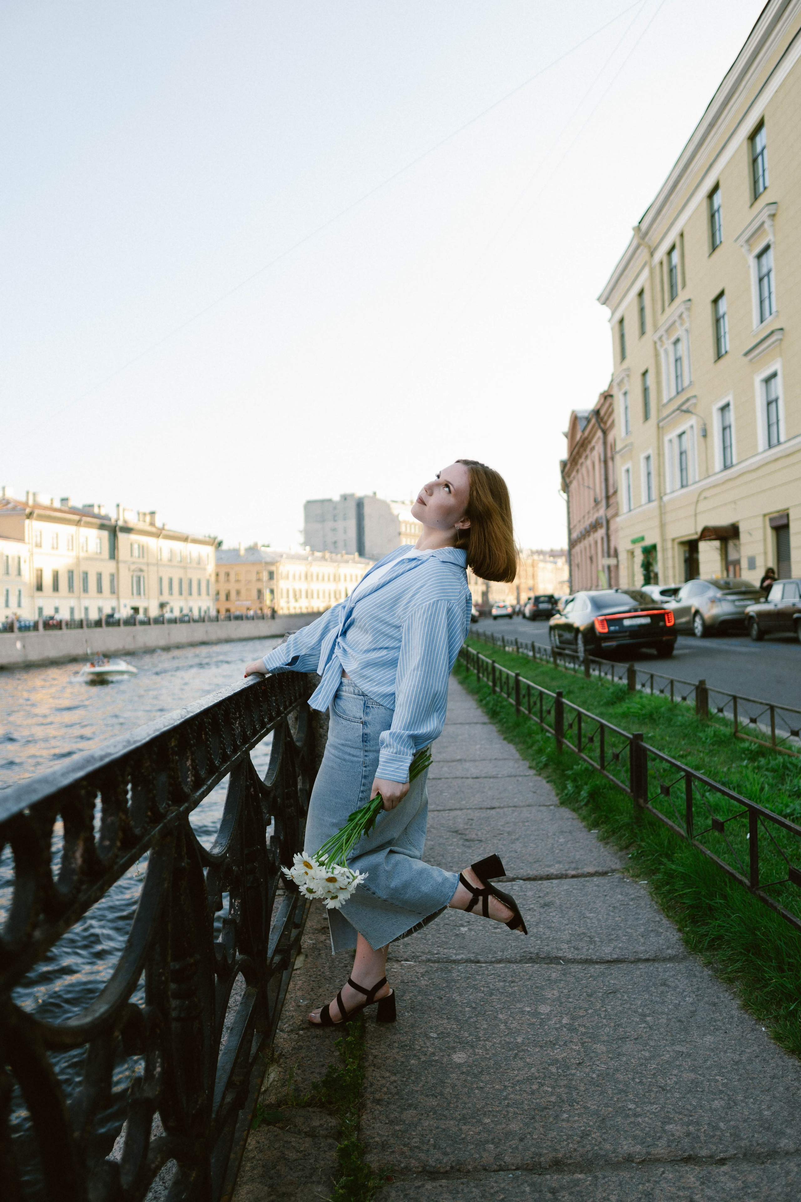 Виктория, ромашки и летний закат. Фотограф в Санкт-Петербурге Головина Анастасия