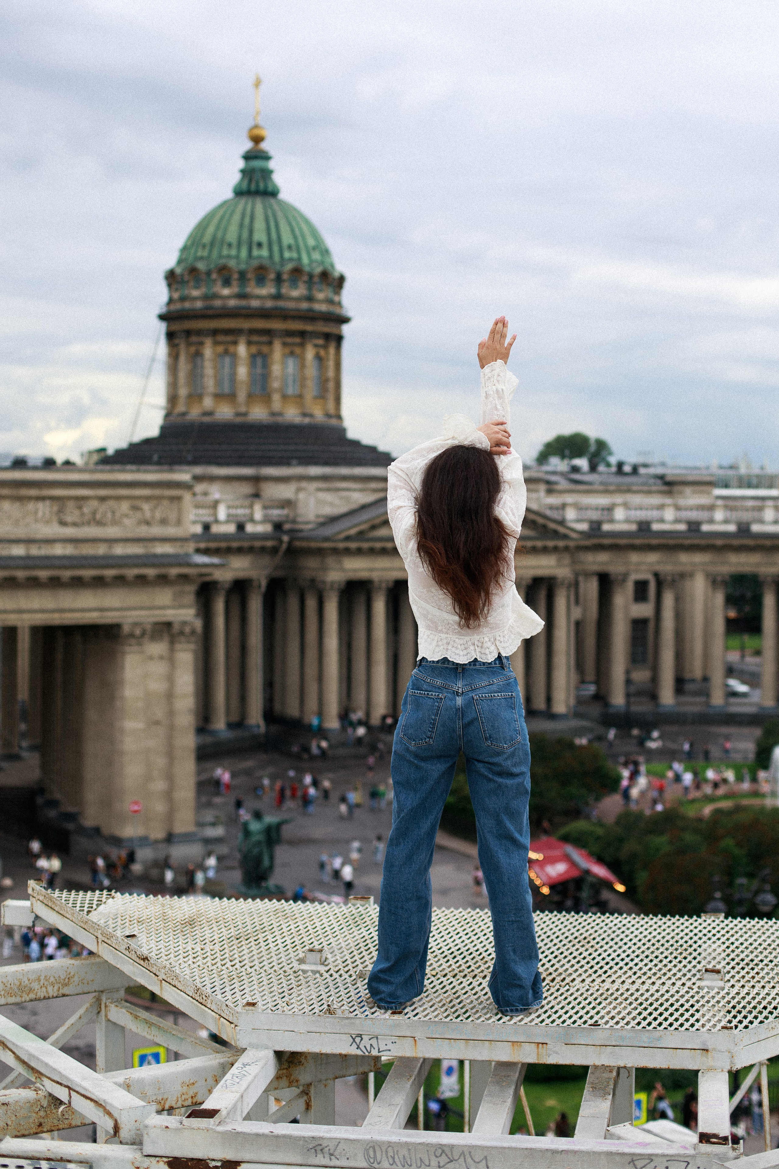Прогулка у Казанского собора с Ириной. Фотограф в Санкт-Петербурге Таня Михайлова