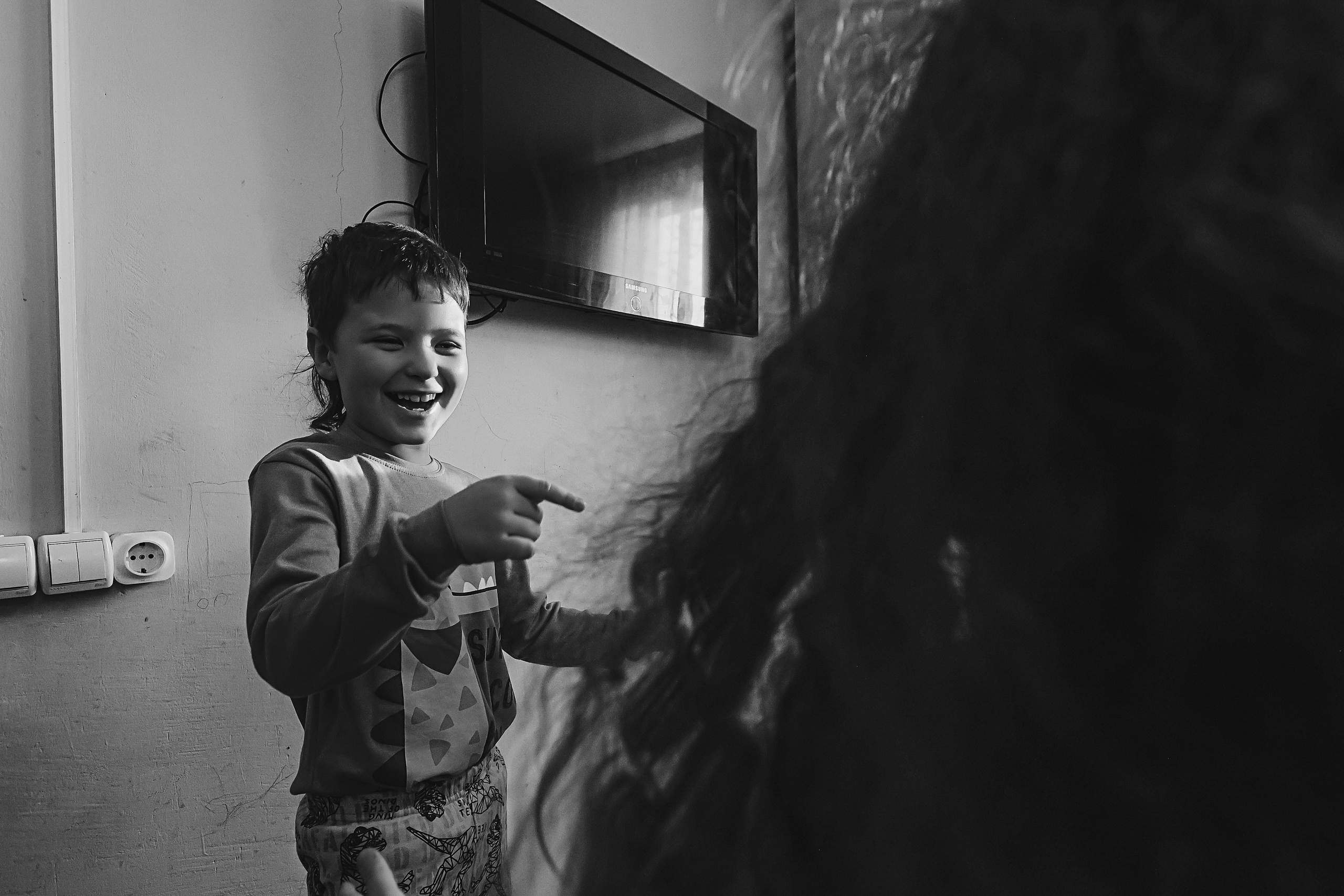 Большая семья репортаж. Семейный фотограф Тюмень, фотограф на роды Салмина Мария