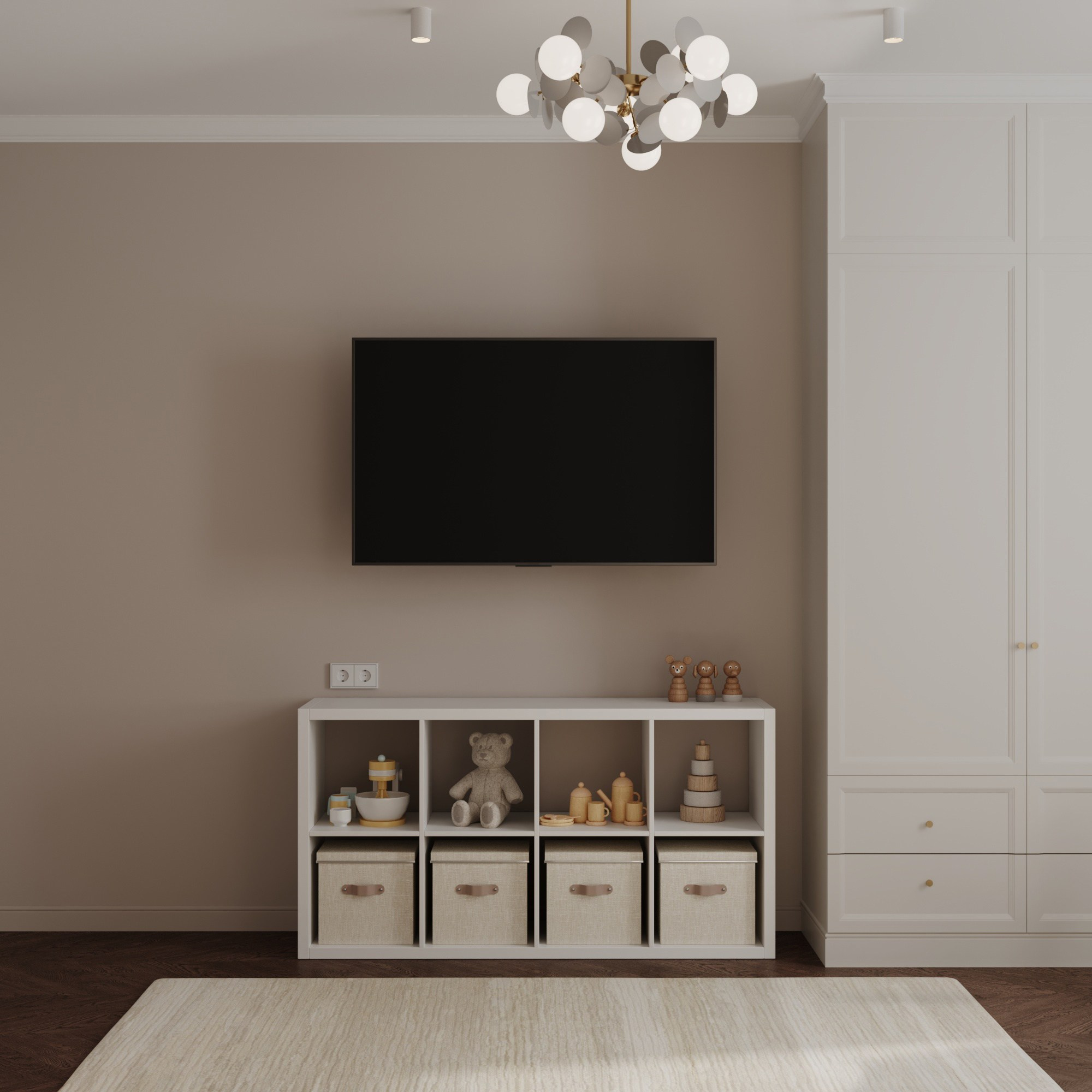 Дизайн Зотова Ксения|Детская Мукомольный пр-зд. Интерьерная 3D визуализация