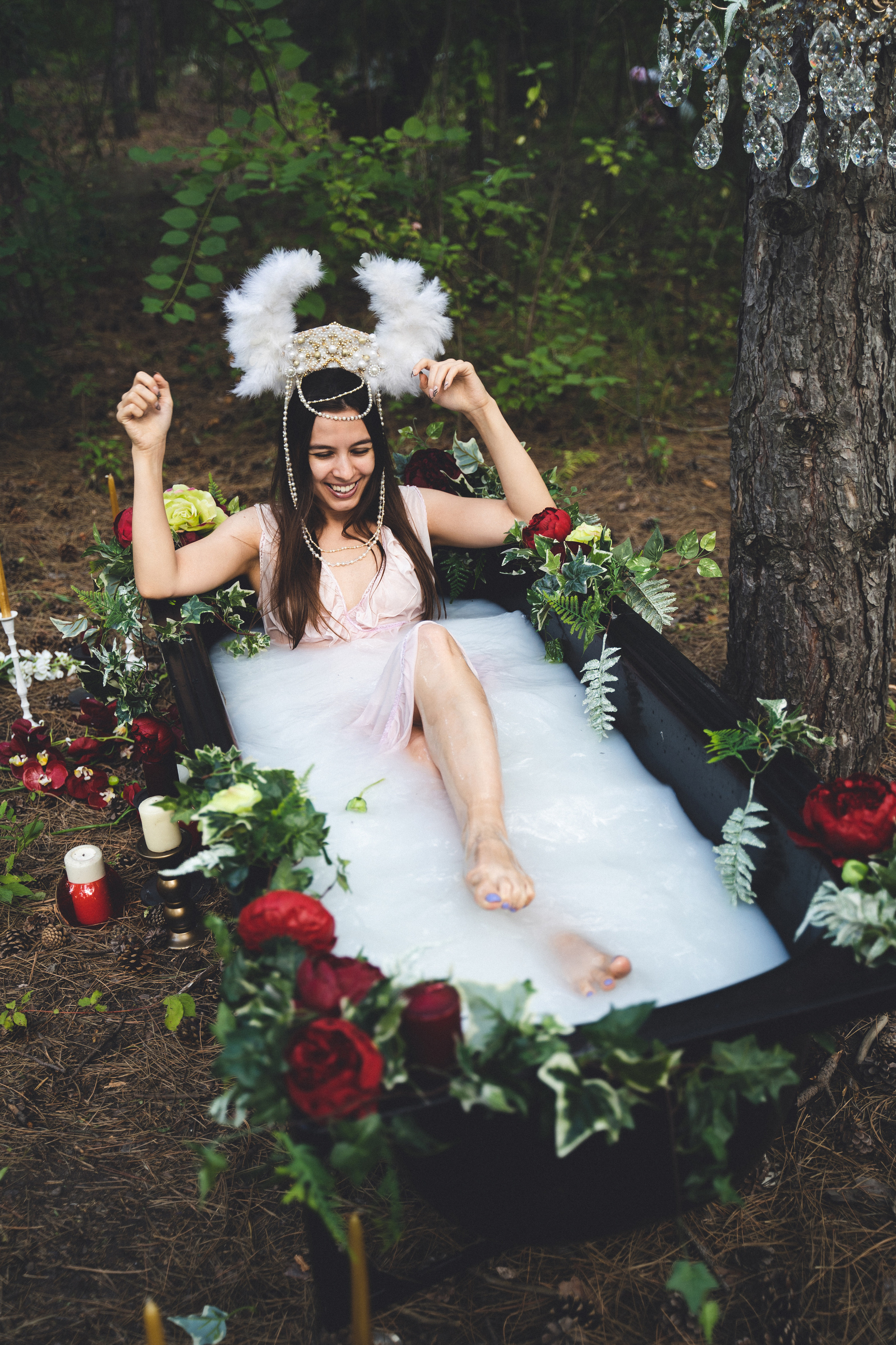 Лесные нимфы. Визуальный художник «Границы внутри»