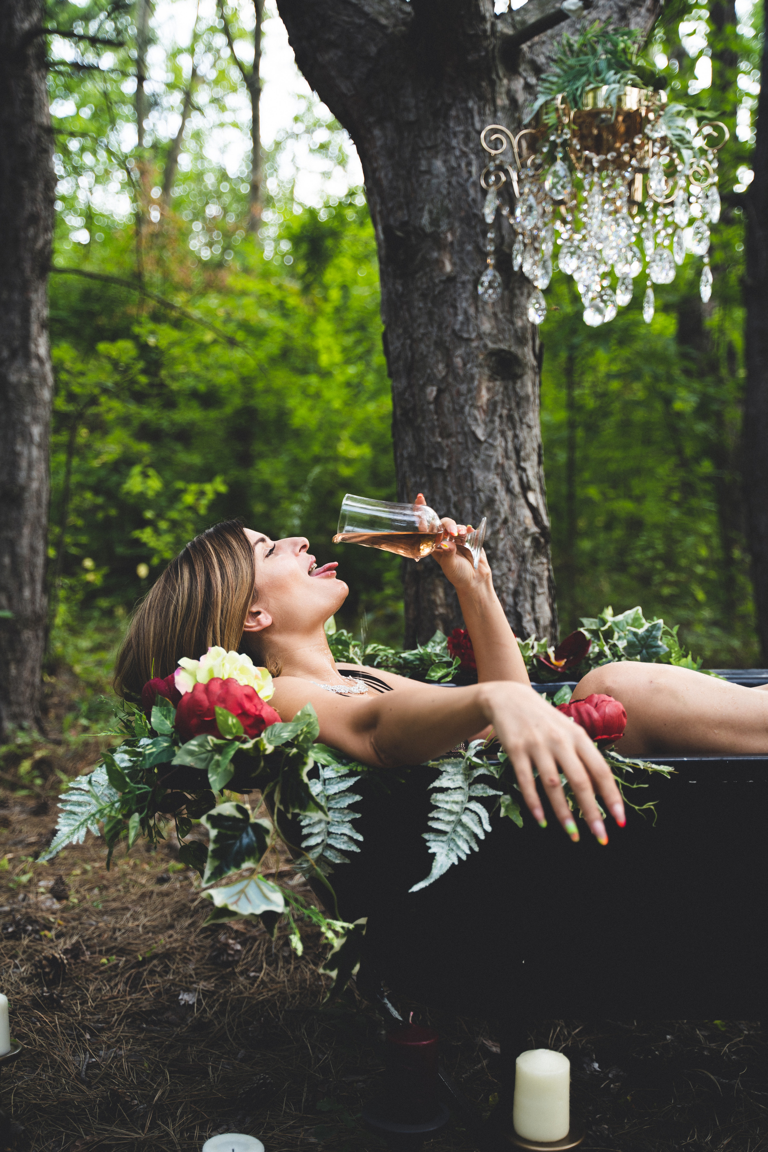 Лесные нимфы. Визуальный художник «Границы внутри»