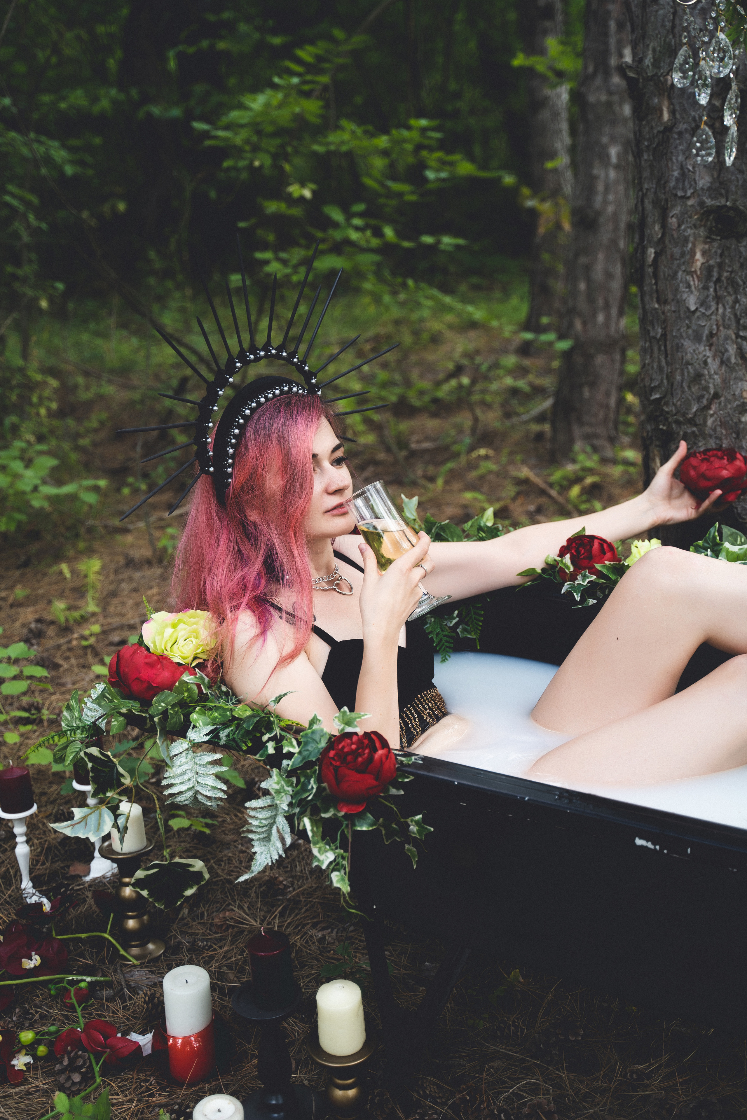 Лесные нимфы. Визуальный художник «Границы внутри»