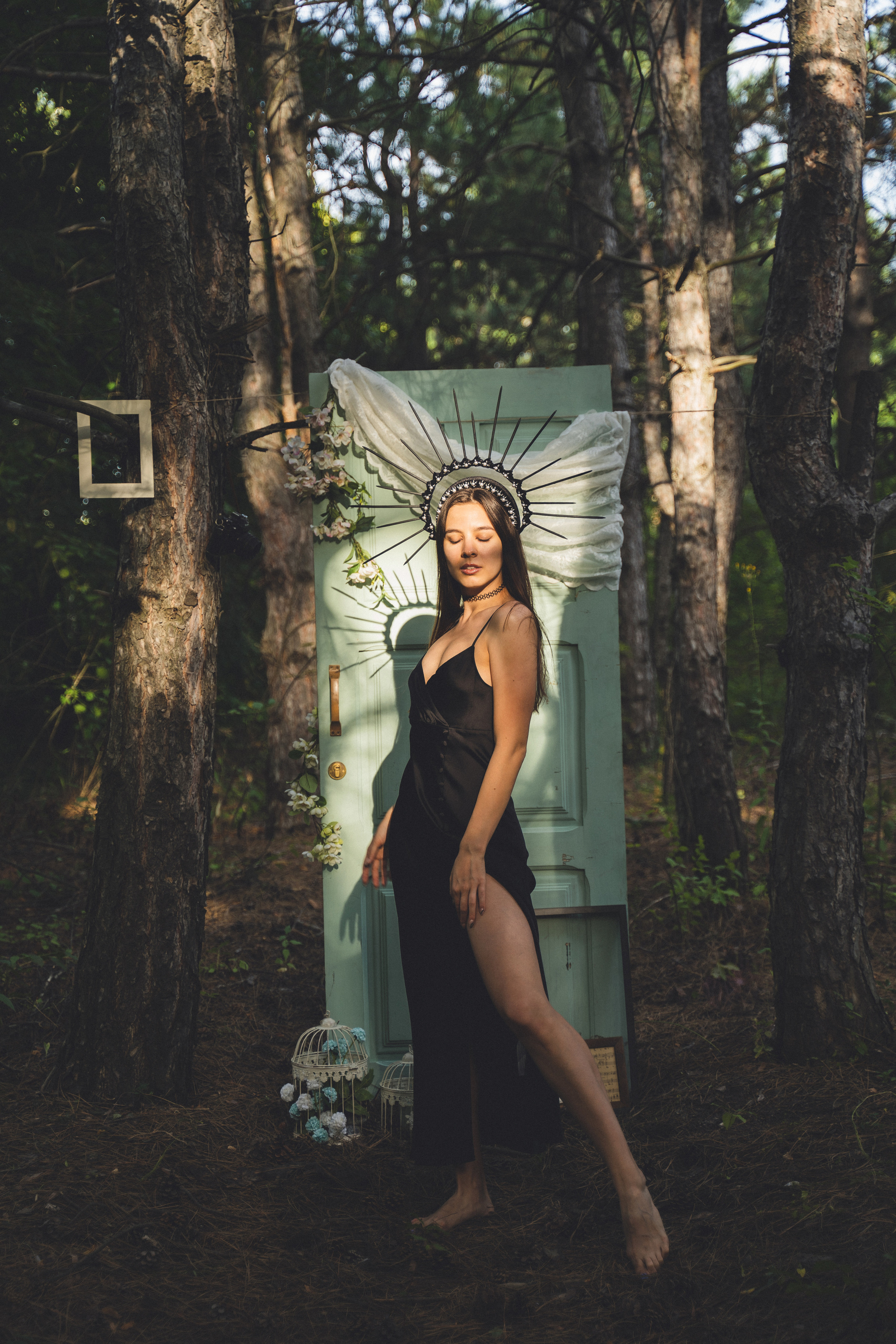 Лесные нимфы. Визуальный художник «Границы внутри»