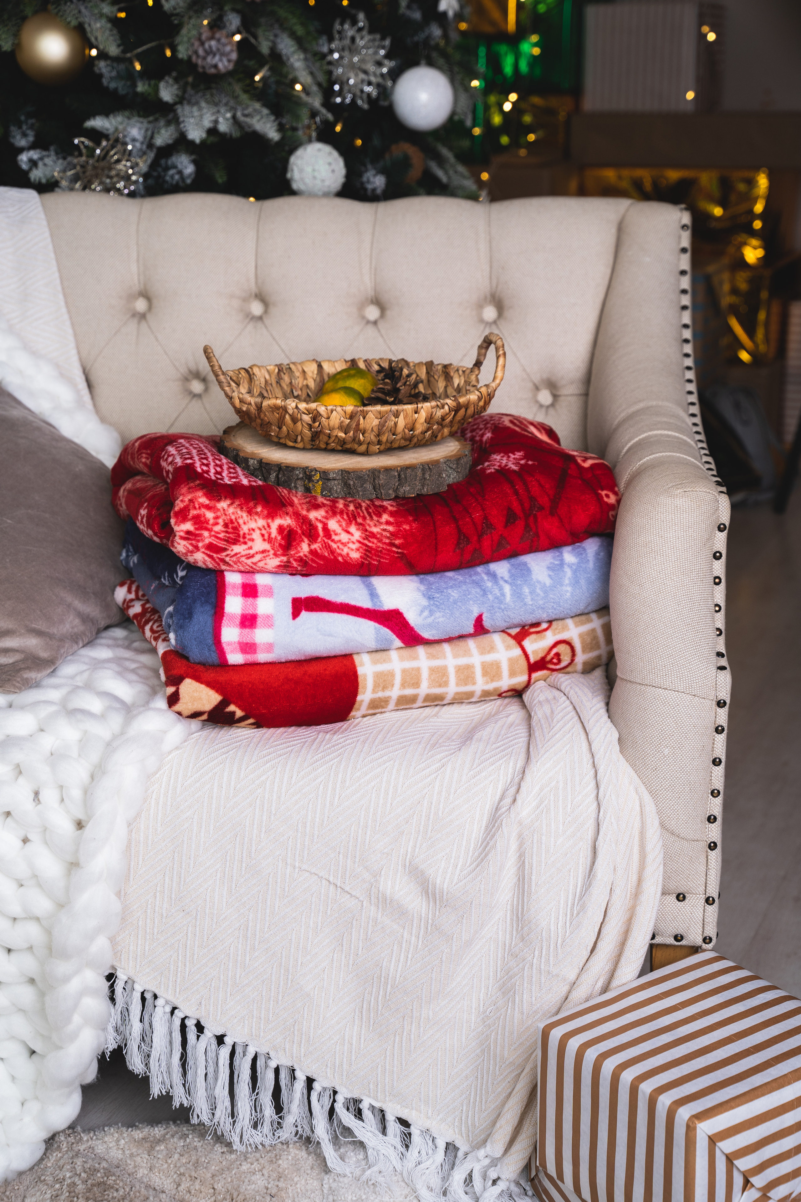 НГ пледы. Визуальный художник «Границы внутри»