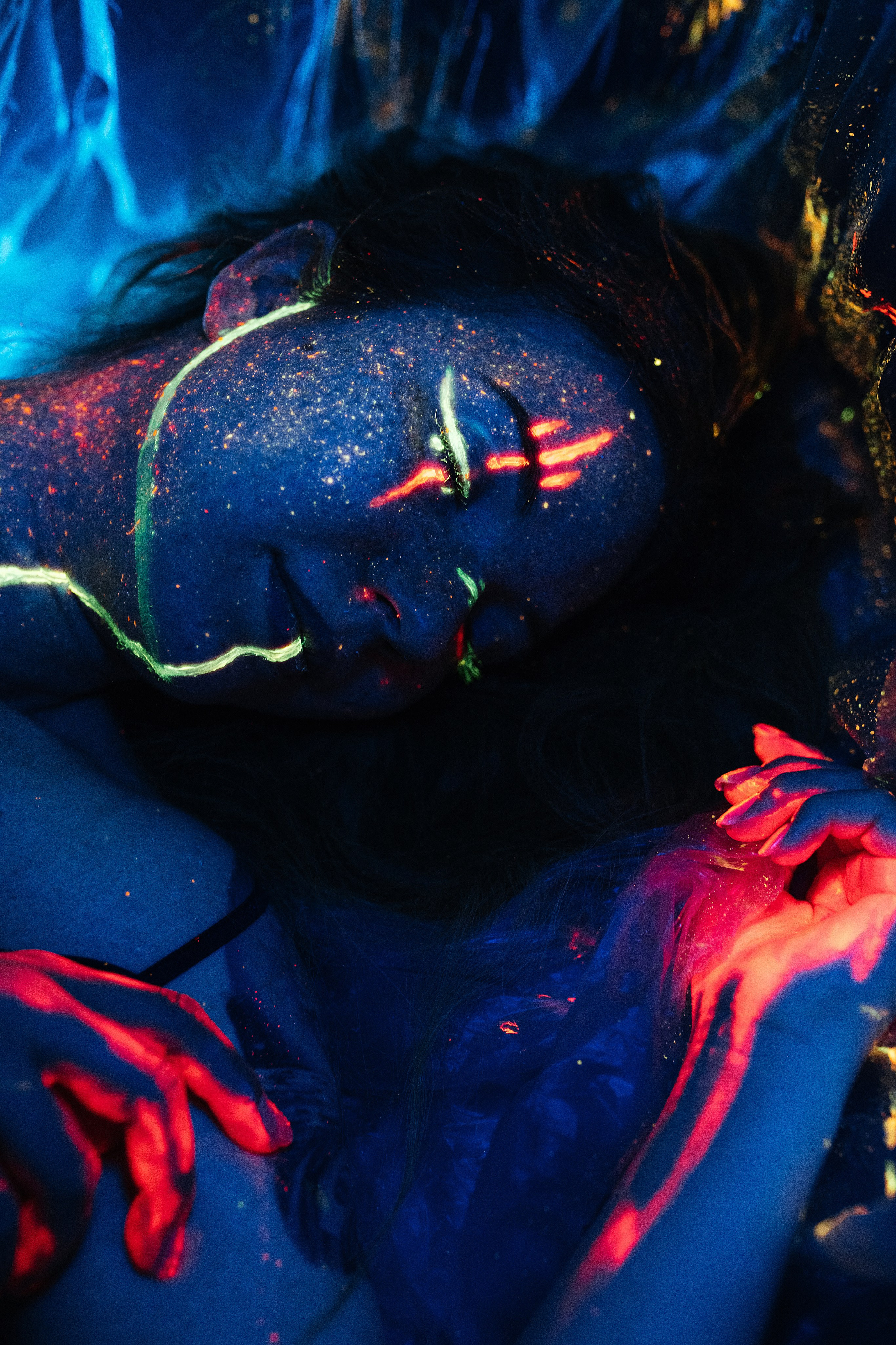 Съемки со светящимися красками. Свадебный, семейный фотограф в Рязани Лена Брант