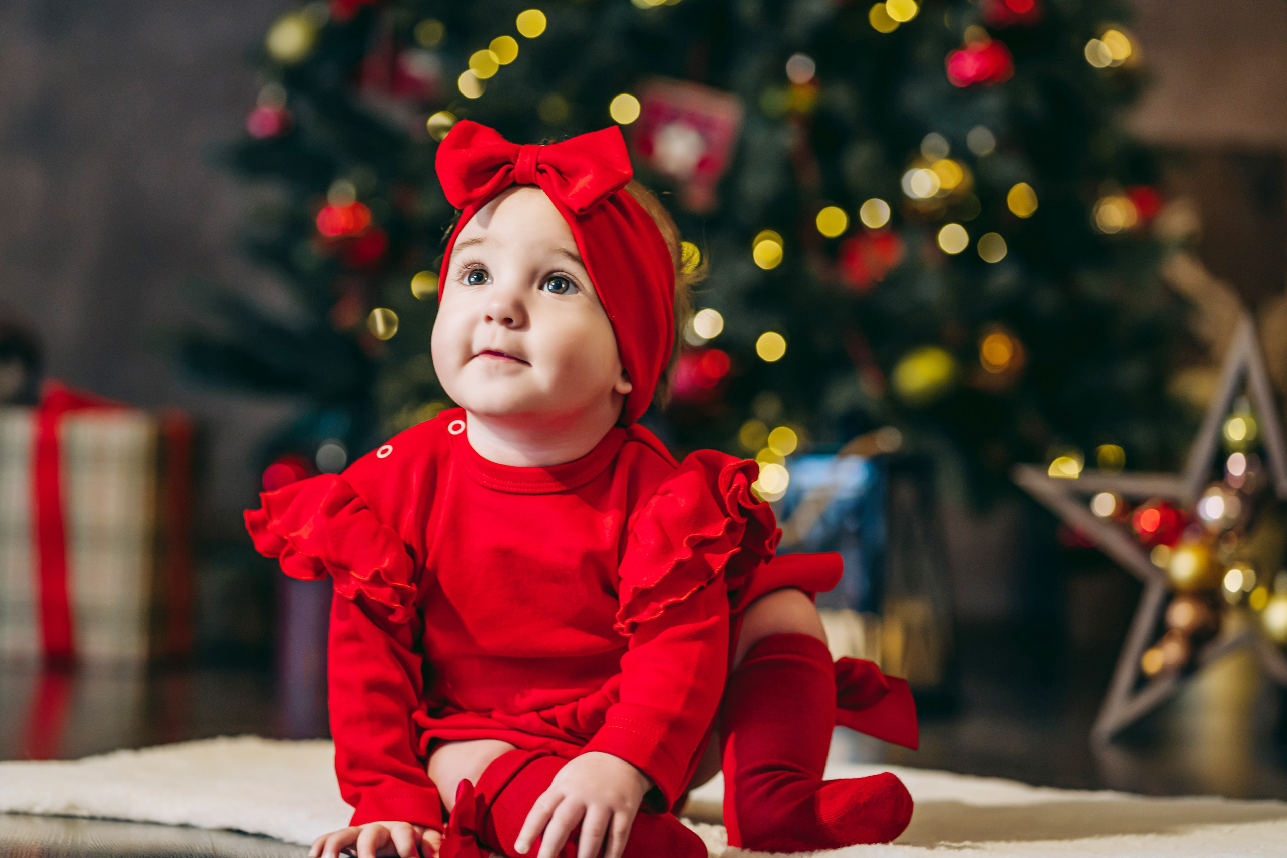 Семейная фотосессия в студии с ребенком