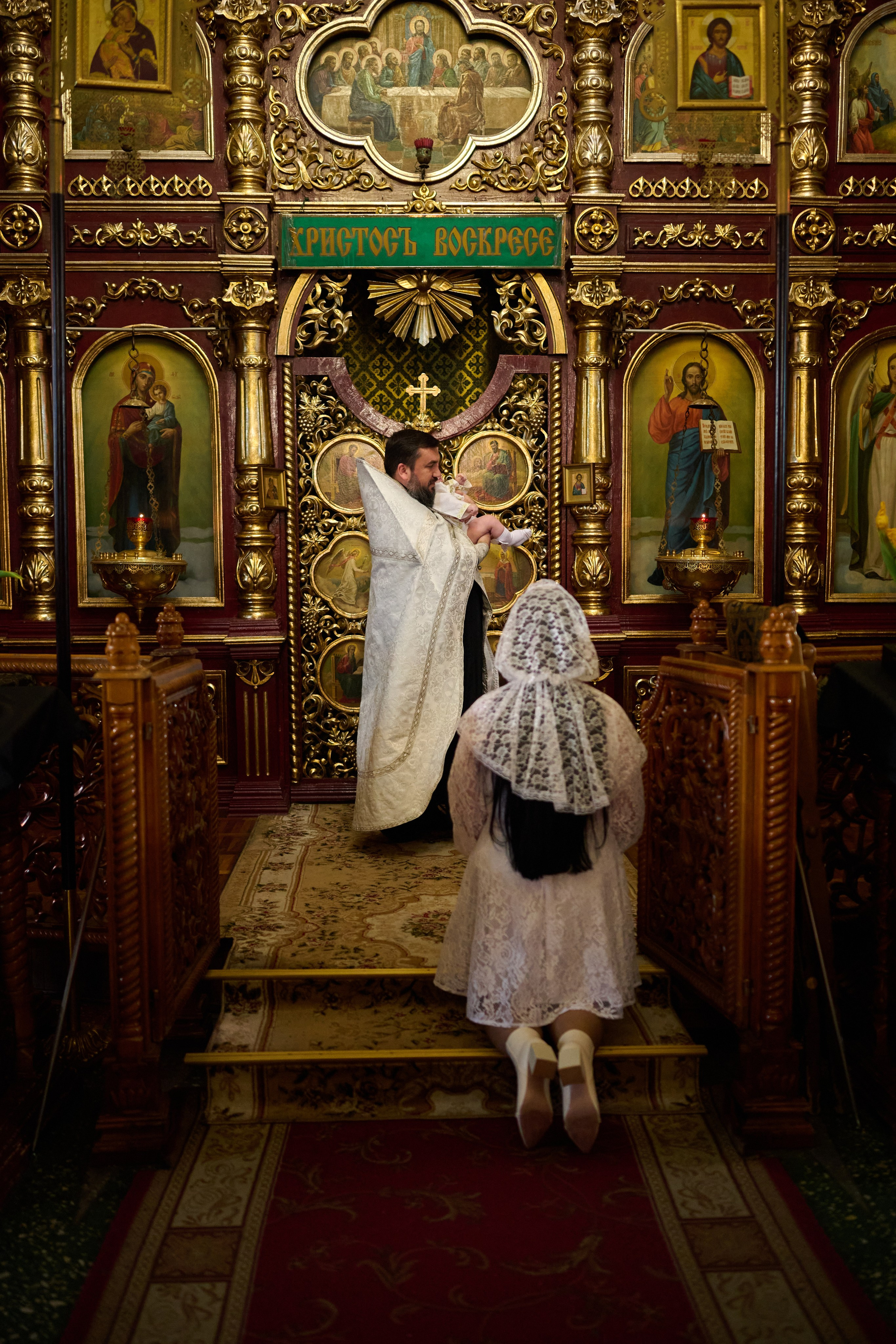 Фотосъемка крещения Саши. Профессиональный фотограф Старый Оскол, Губкин — свадьба, венчание, крещение, юбилей и день рождения