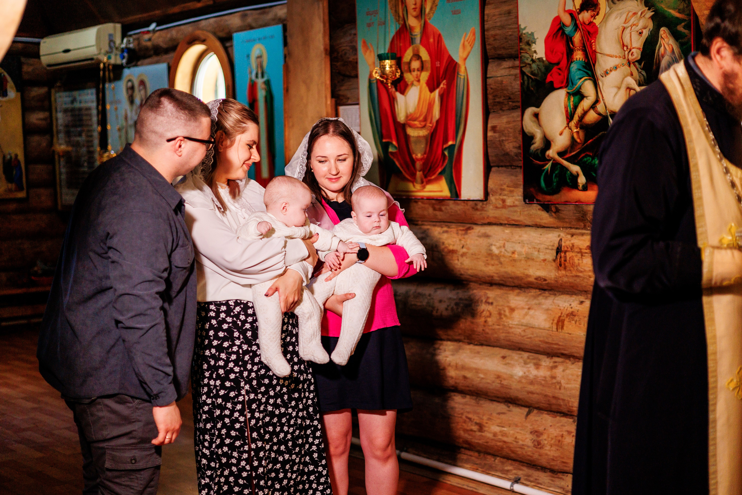 Крещение близняшек. Свадебный и семейный фотограф в Армавире