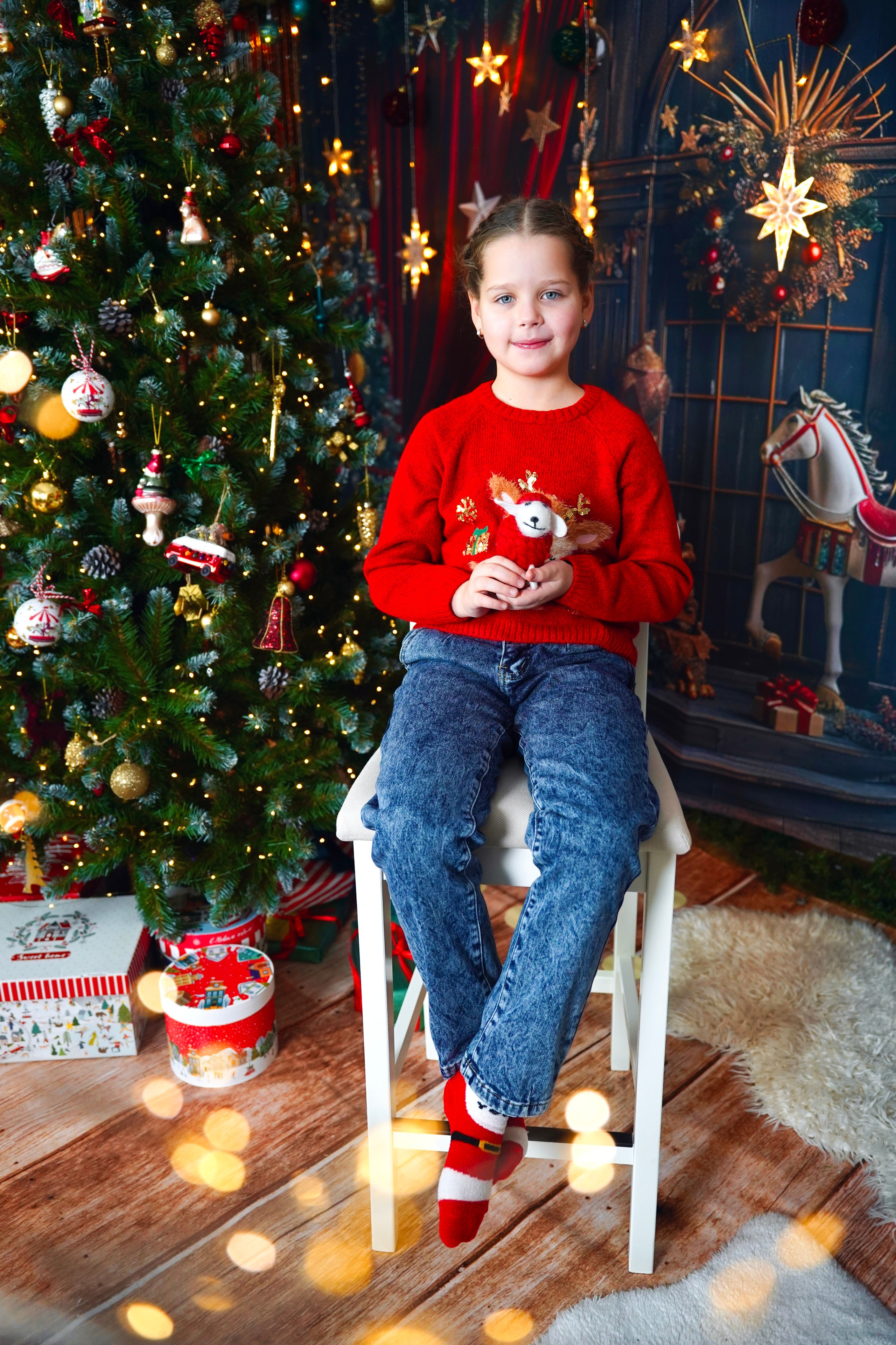 Новогодний фотопроект 2025 № 3. Семейный и детский фотограф Александра Гвоздикова