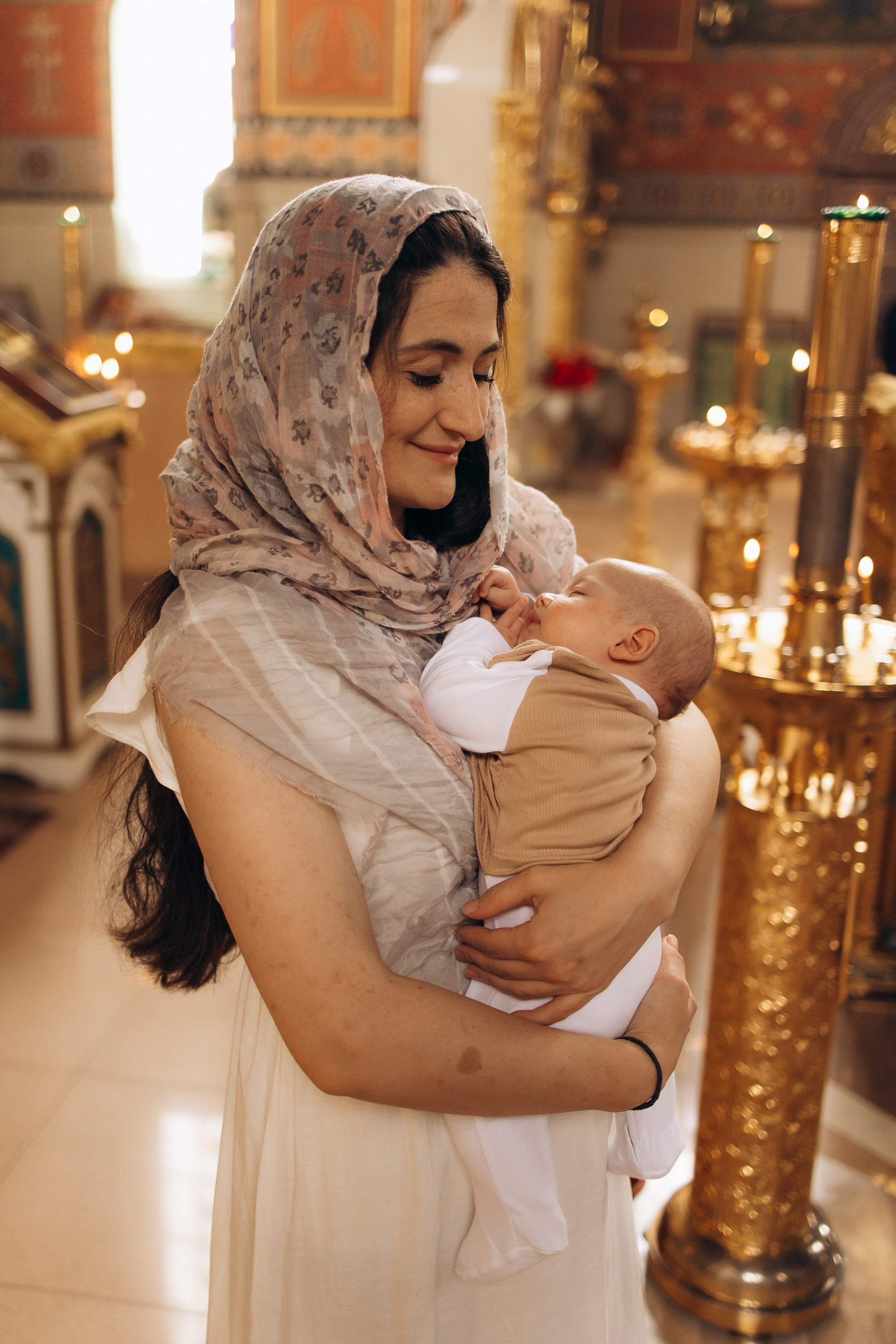 Крещение Николая и Александра. Семейный фотограф в Краснодаре Храмова Анна